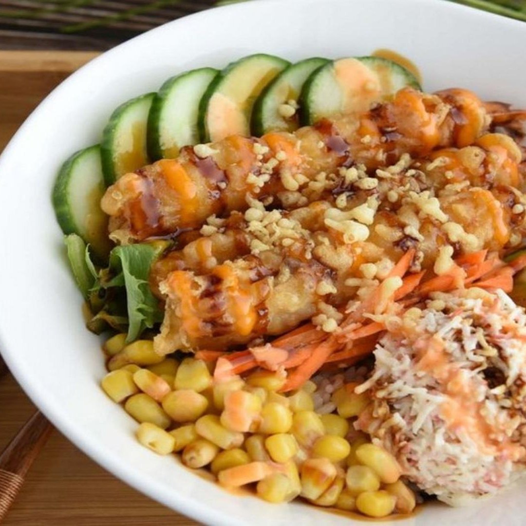 Shrimp Tempura Bowl.