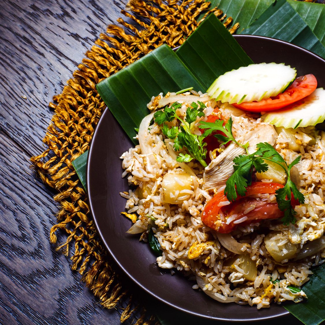 VG Pineapple Fried Rice.