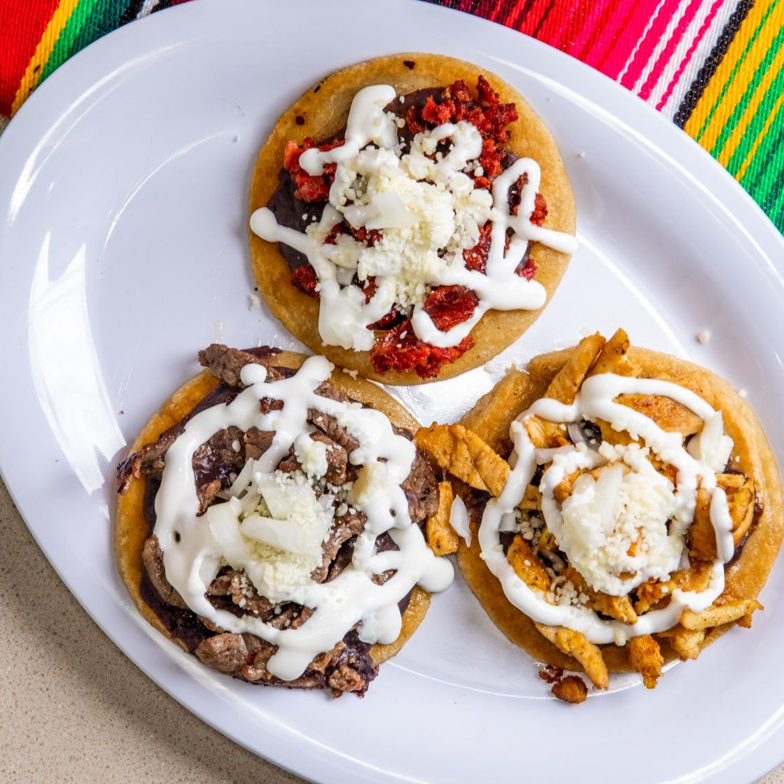 Veggie Sopes.