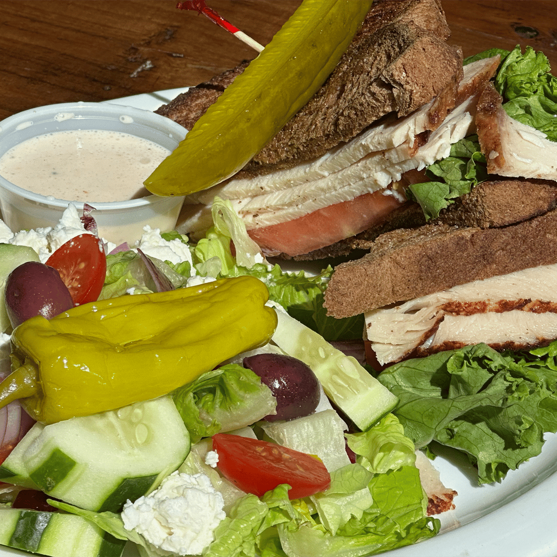 Time-Off Turkey Sandwich