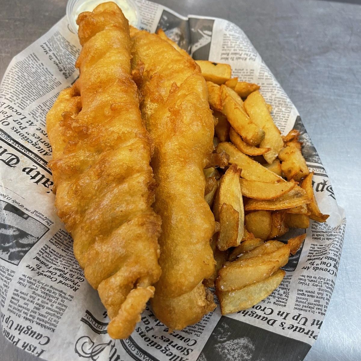 Jumbo Fish and Chips.
