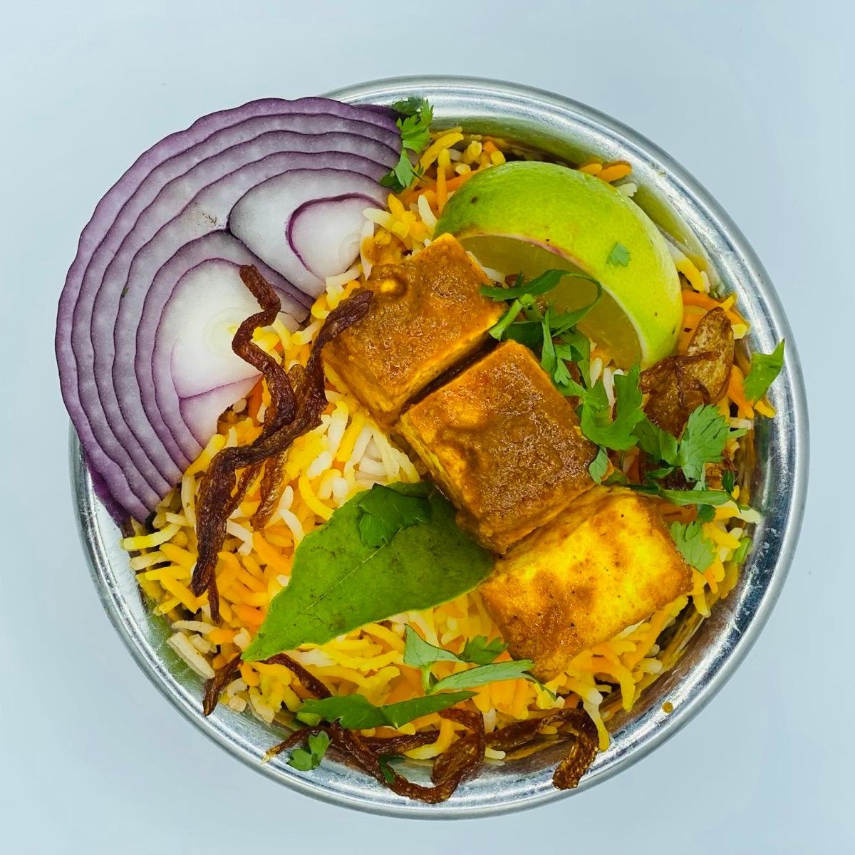 Hyderabadi Paneer Biryani