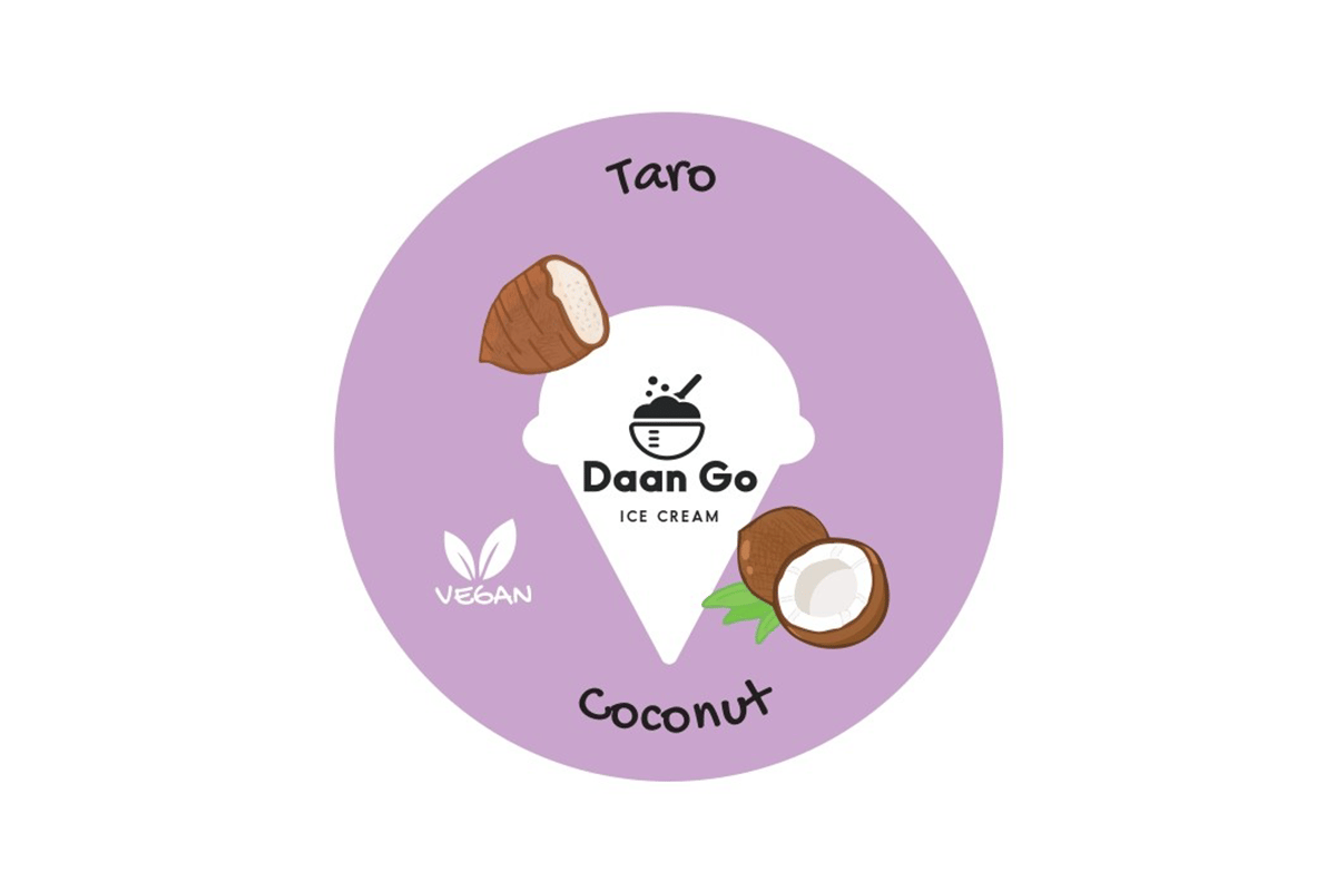 Coconut Taro Ice Cream