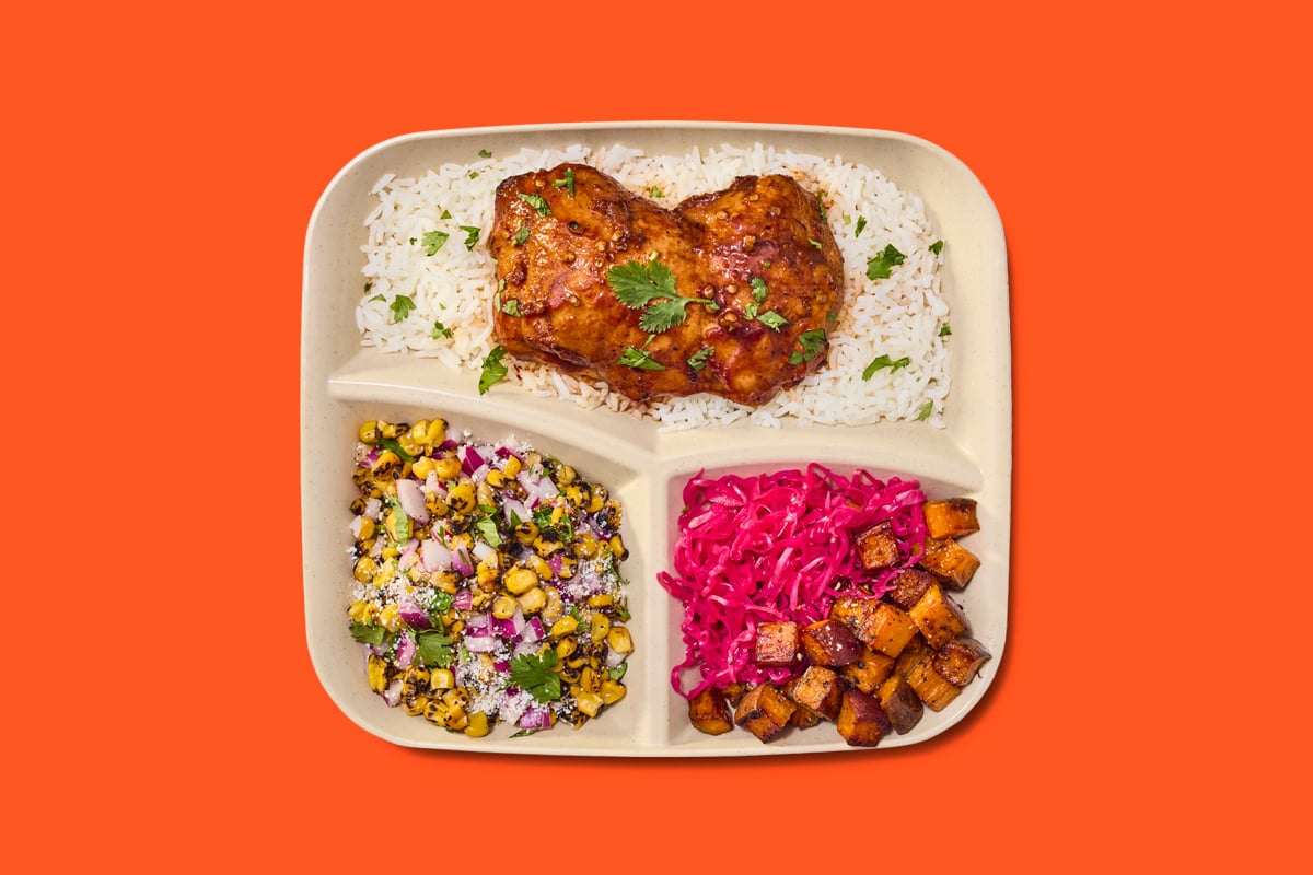 Honey Adobo Chicken Market Plate