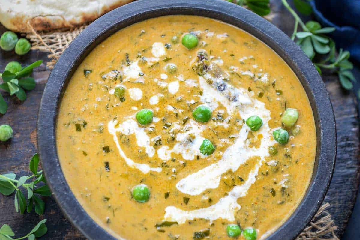 Methi Mushroom Matar Malai