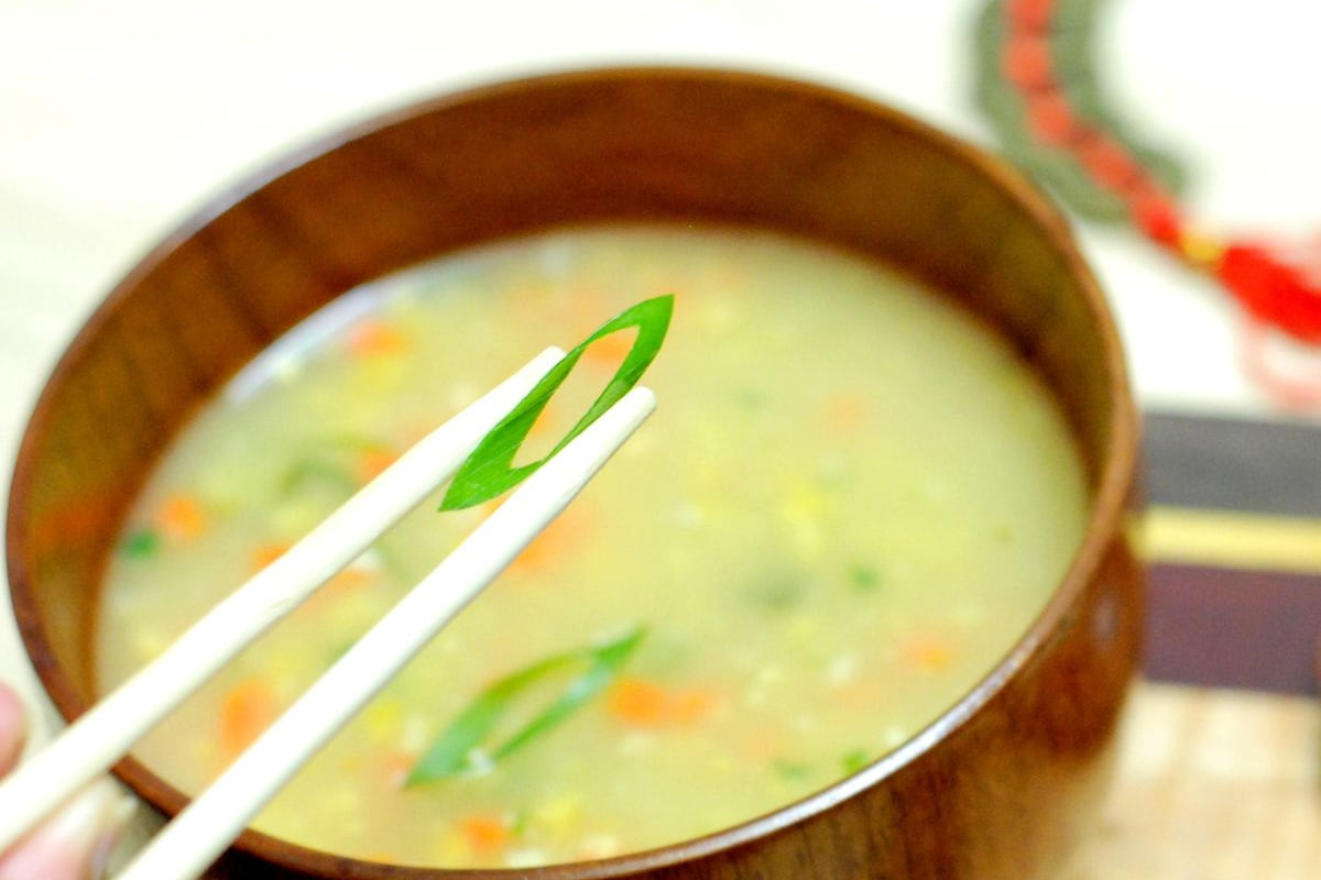 Sweet Corn Veg. Soup