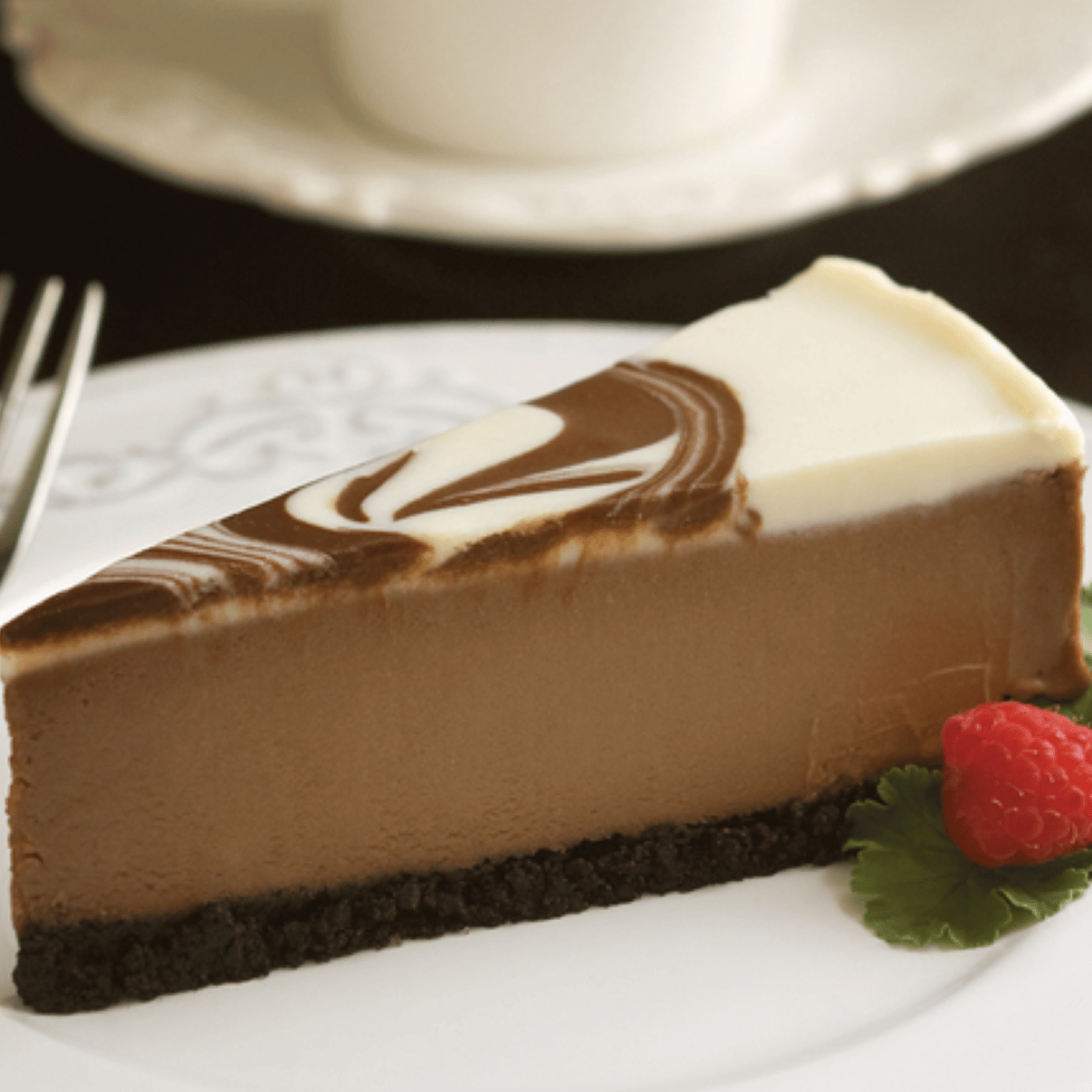 Chocolate Cheesecake.