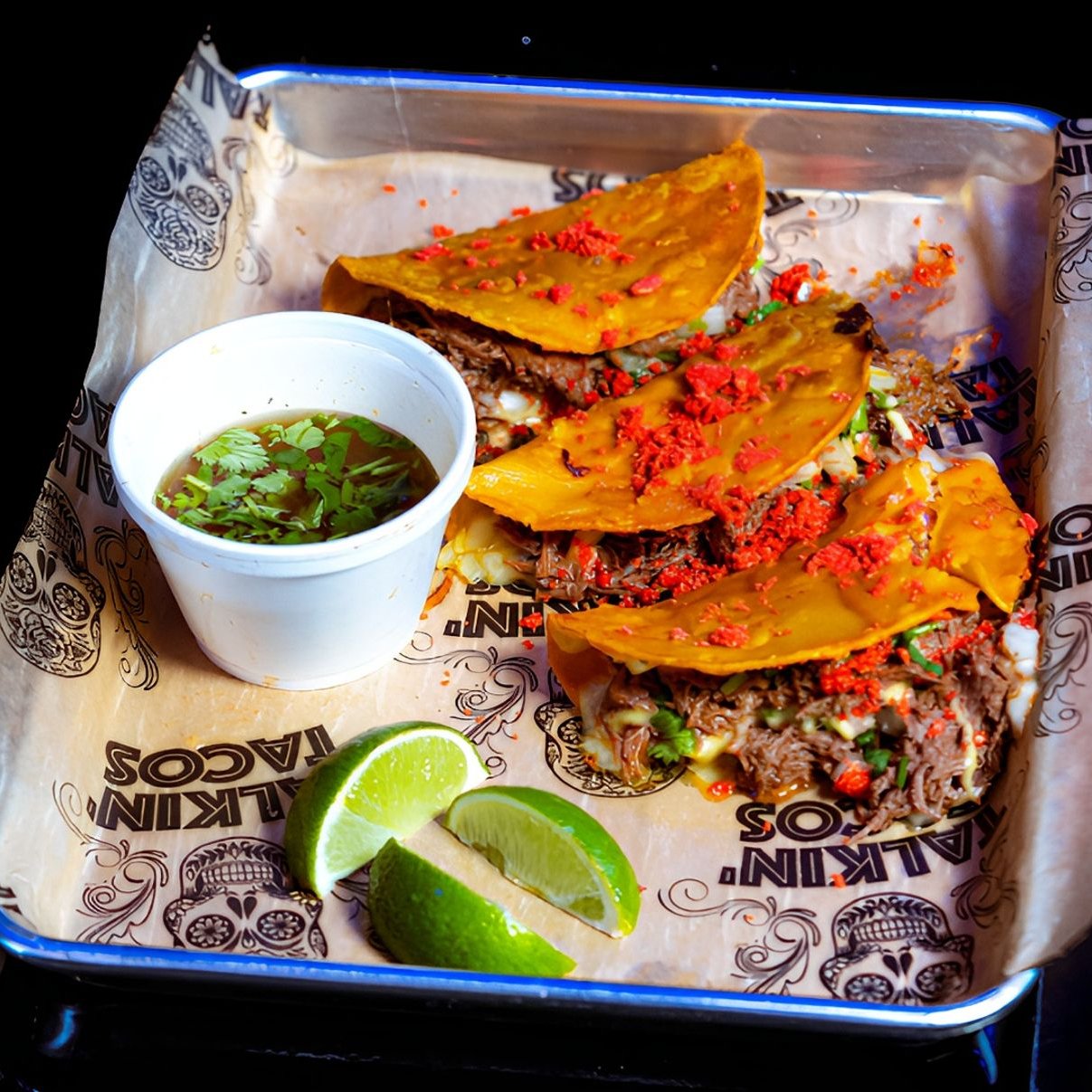 Birria Taki Tacos.