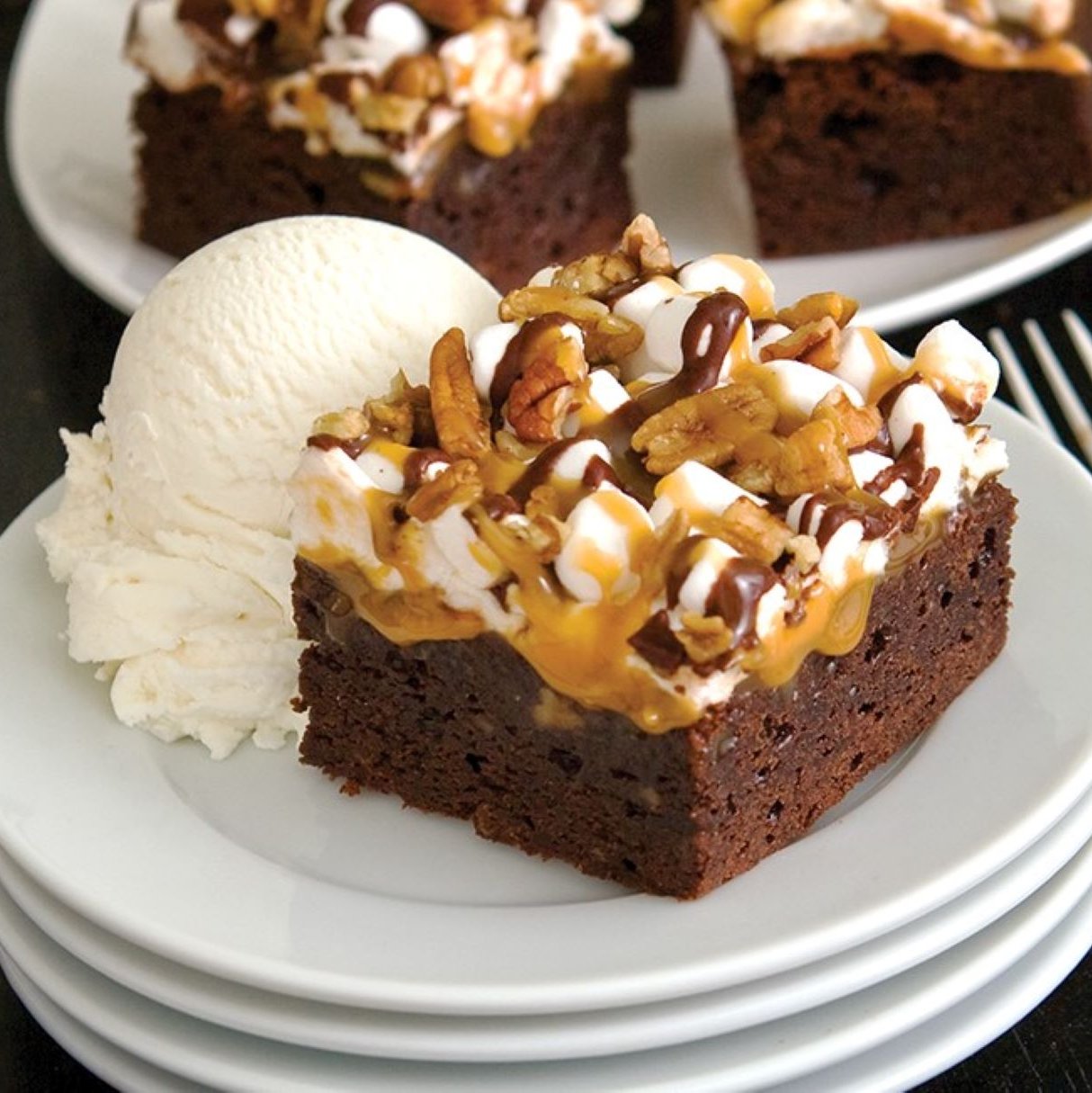 Rocky Road Brownie.