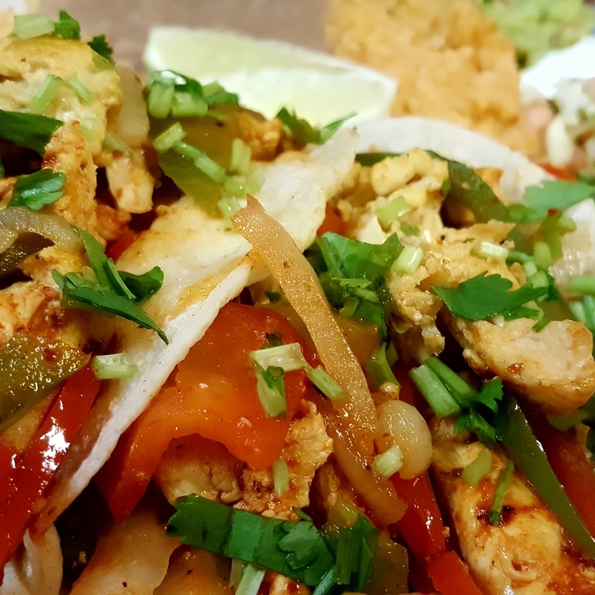 Chicken Tacos Rancheros.