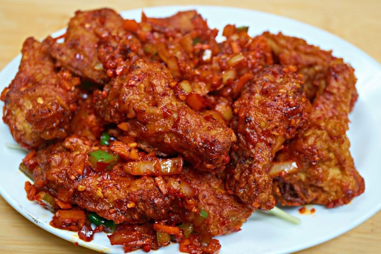 9A. Spices & Pepper Wings (10 Pcs)