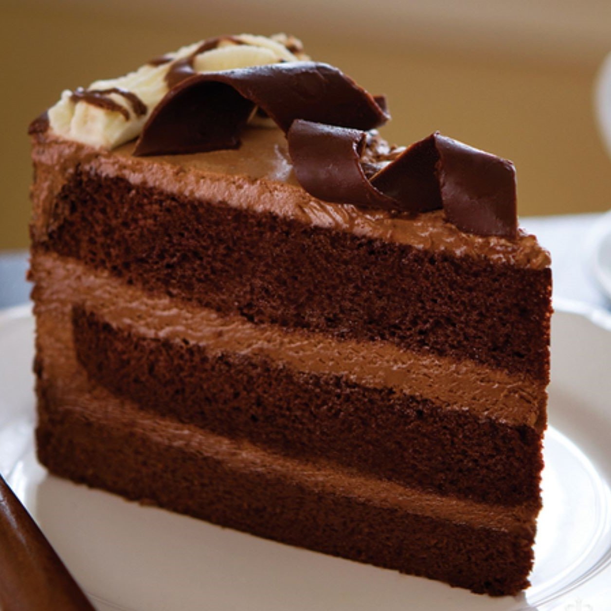 Chocolate Mousse Cake.