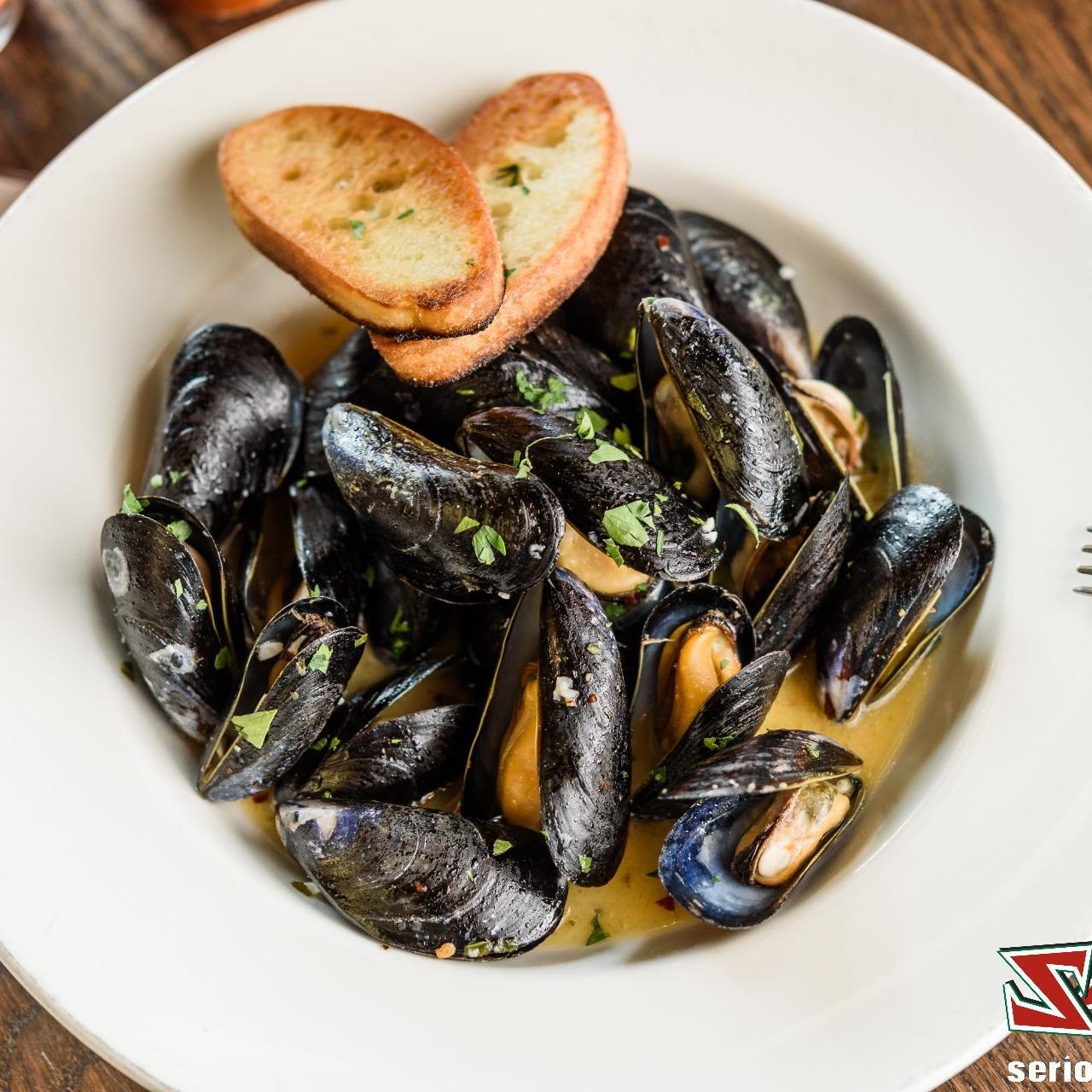 Prince Edward Island Mussels.