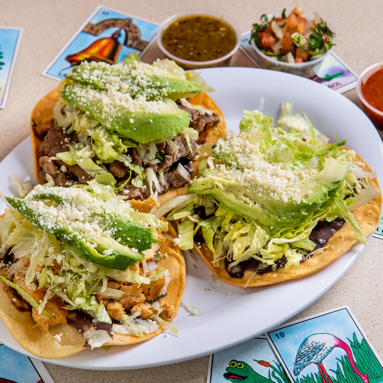 Veggie Tostada.