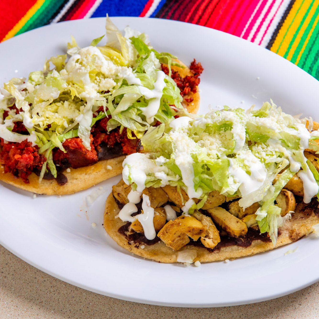 Chicken Huaraches.