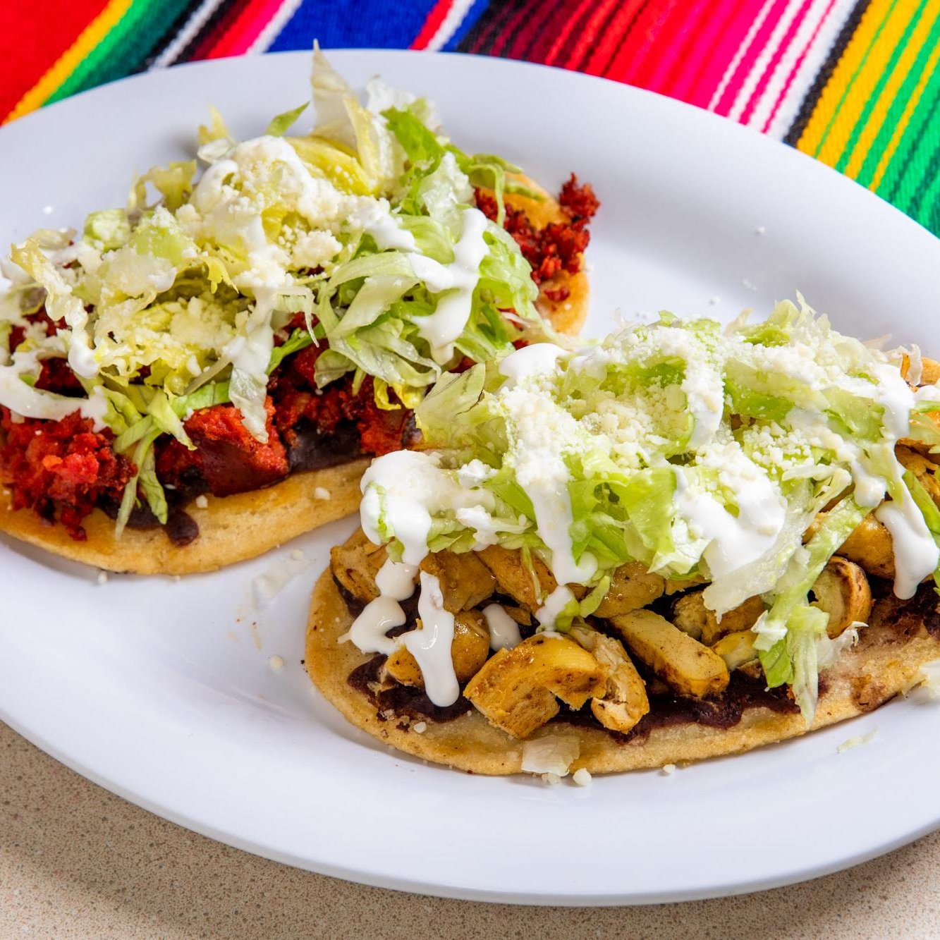 Cecina Huaraches.