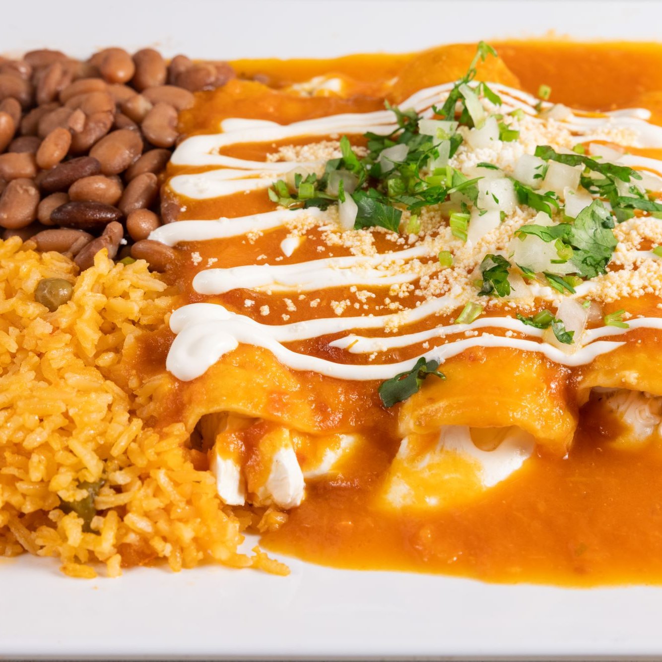 Veggie Enchiladas.