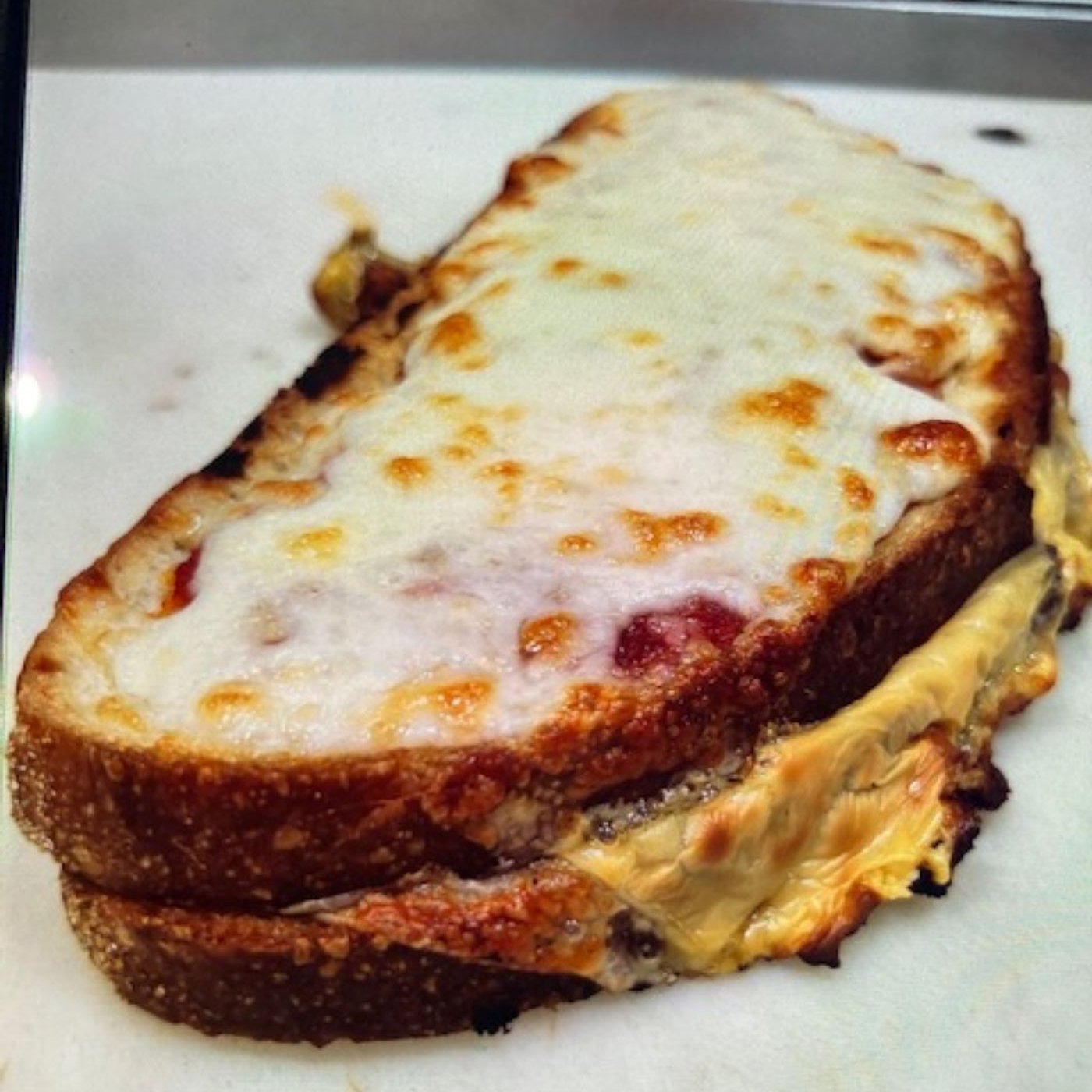 Grilled Cheese Pizza Sandwich