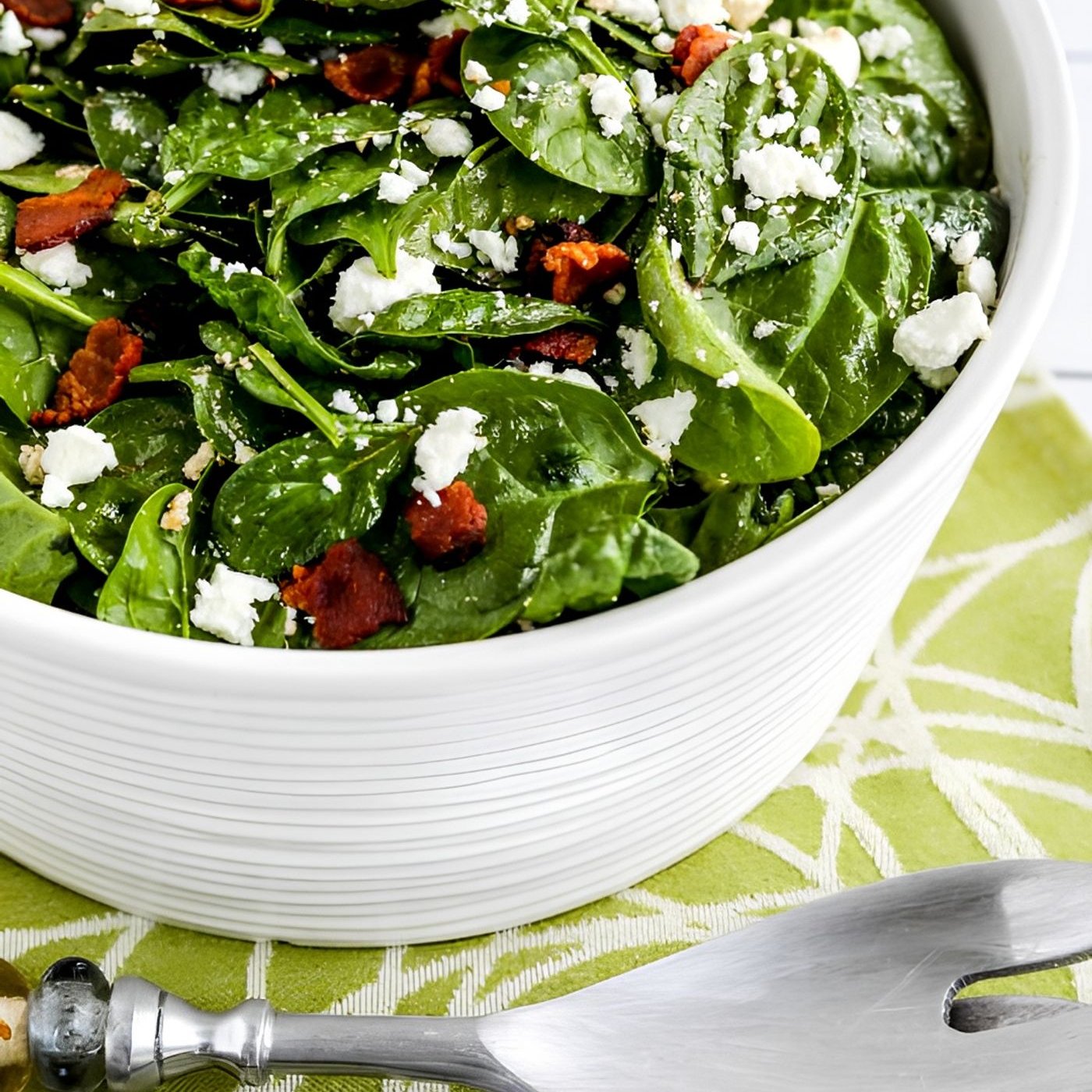 Spinach Salad W/ Bacon.