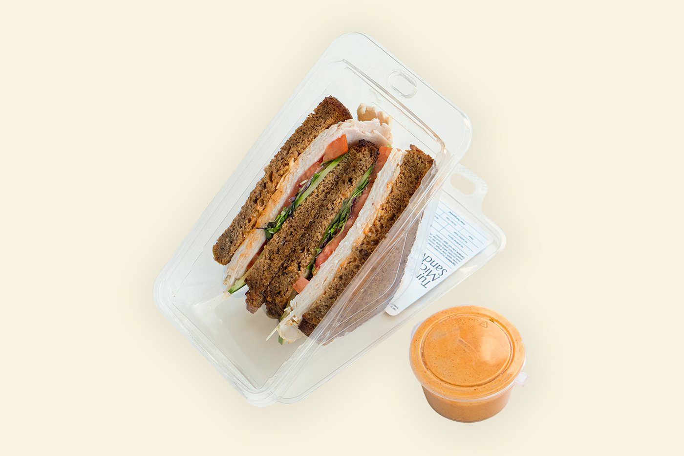 Turkey & Micro-Greens Sandwich (Grab & Go)