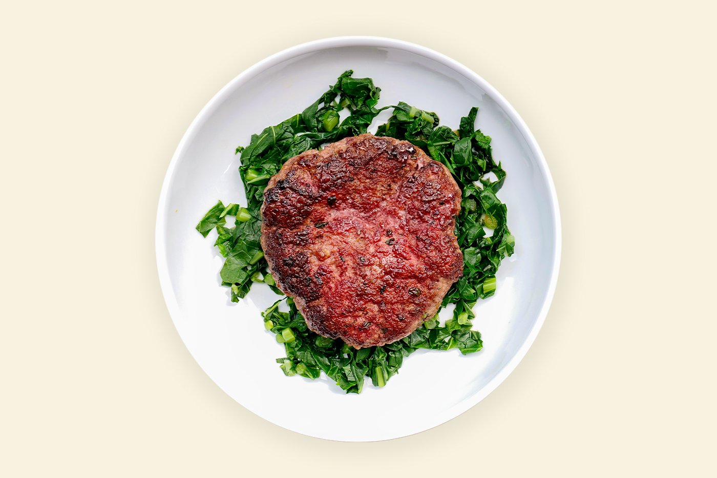Grass-Fed Beef Burger Patty Side
