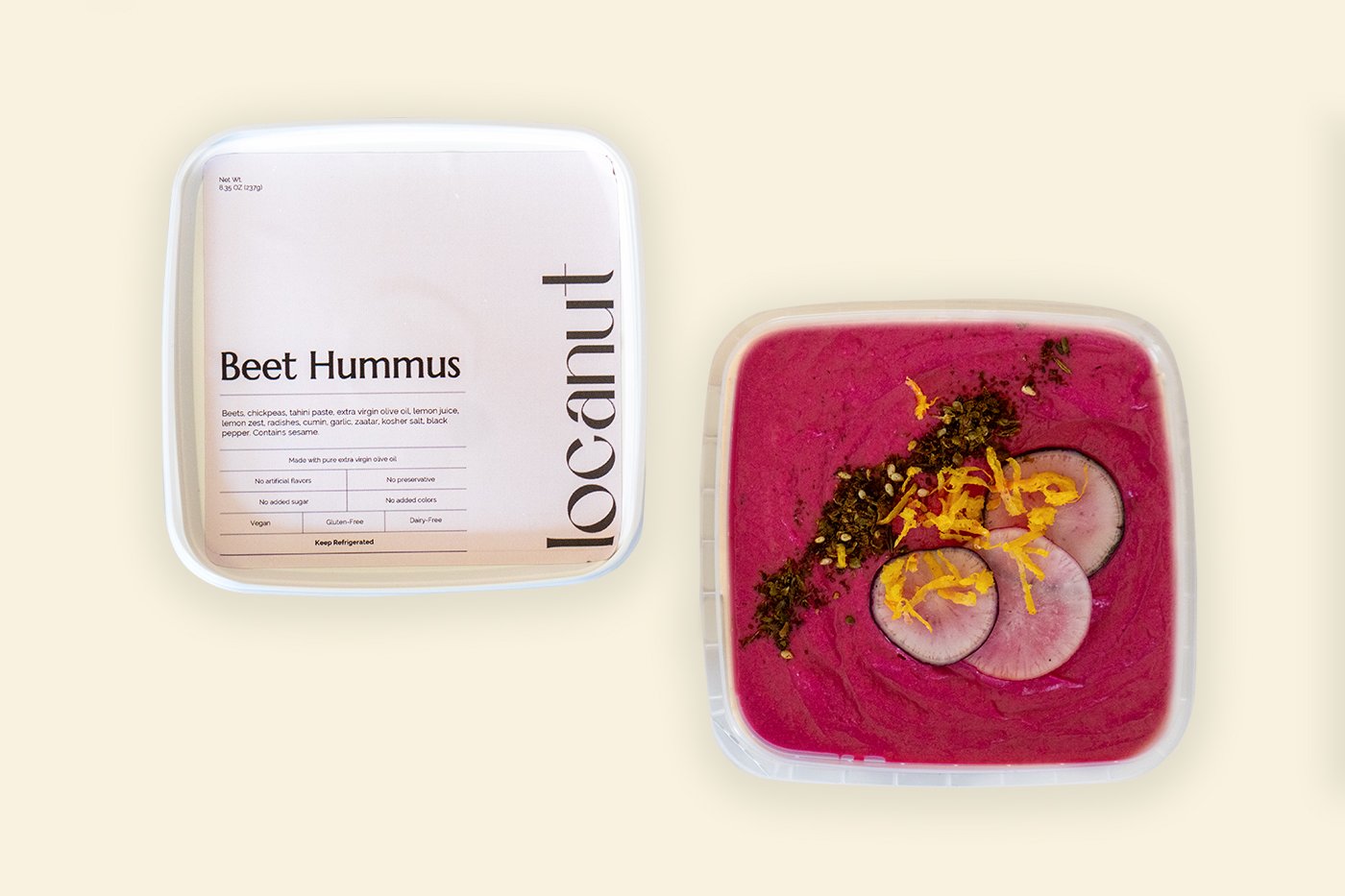Beet Hummus | Locanut Made