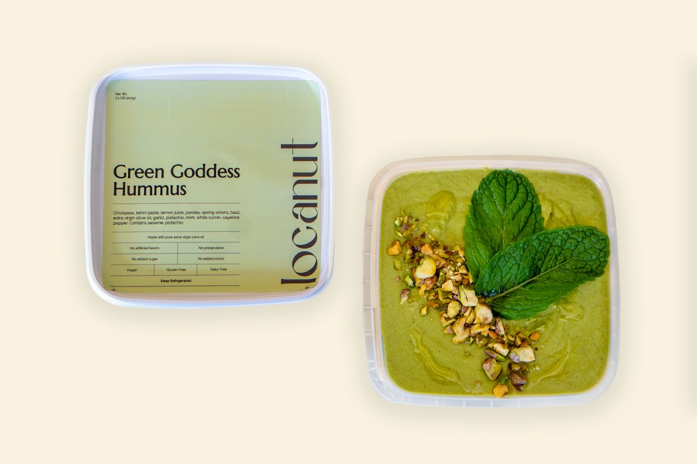 Green Goddess Hummus | Locanut Made