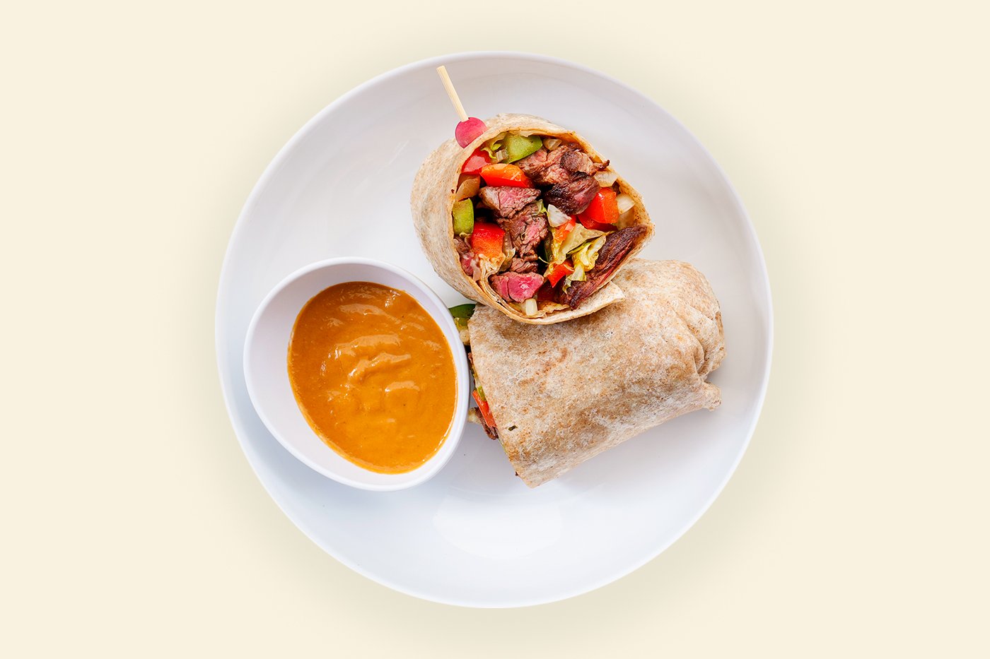 Fajita Wrap (steak, shrimp, chicken)