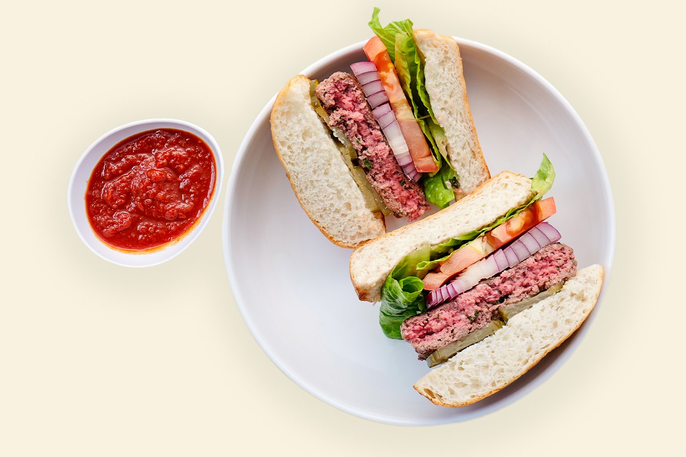 Traditional Grass-fed Beef Burger