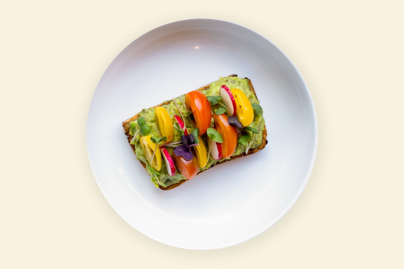 Cherry Tomato Avocado Toast