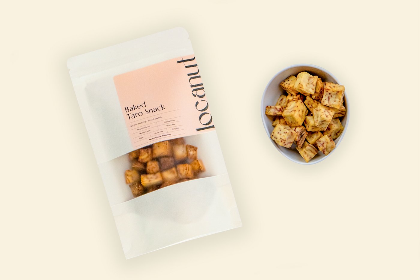 Baked Taro Snack | Locanut made
