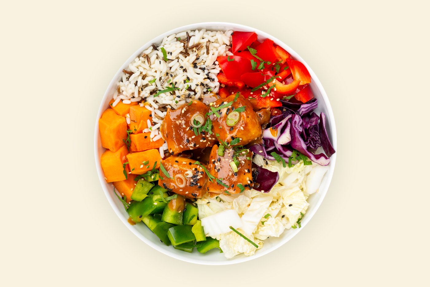 Ginger Miso Salmon Bowl
