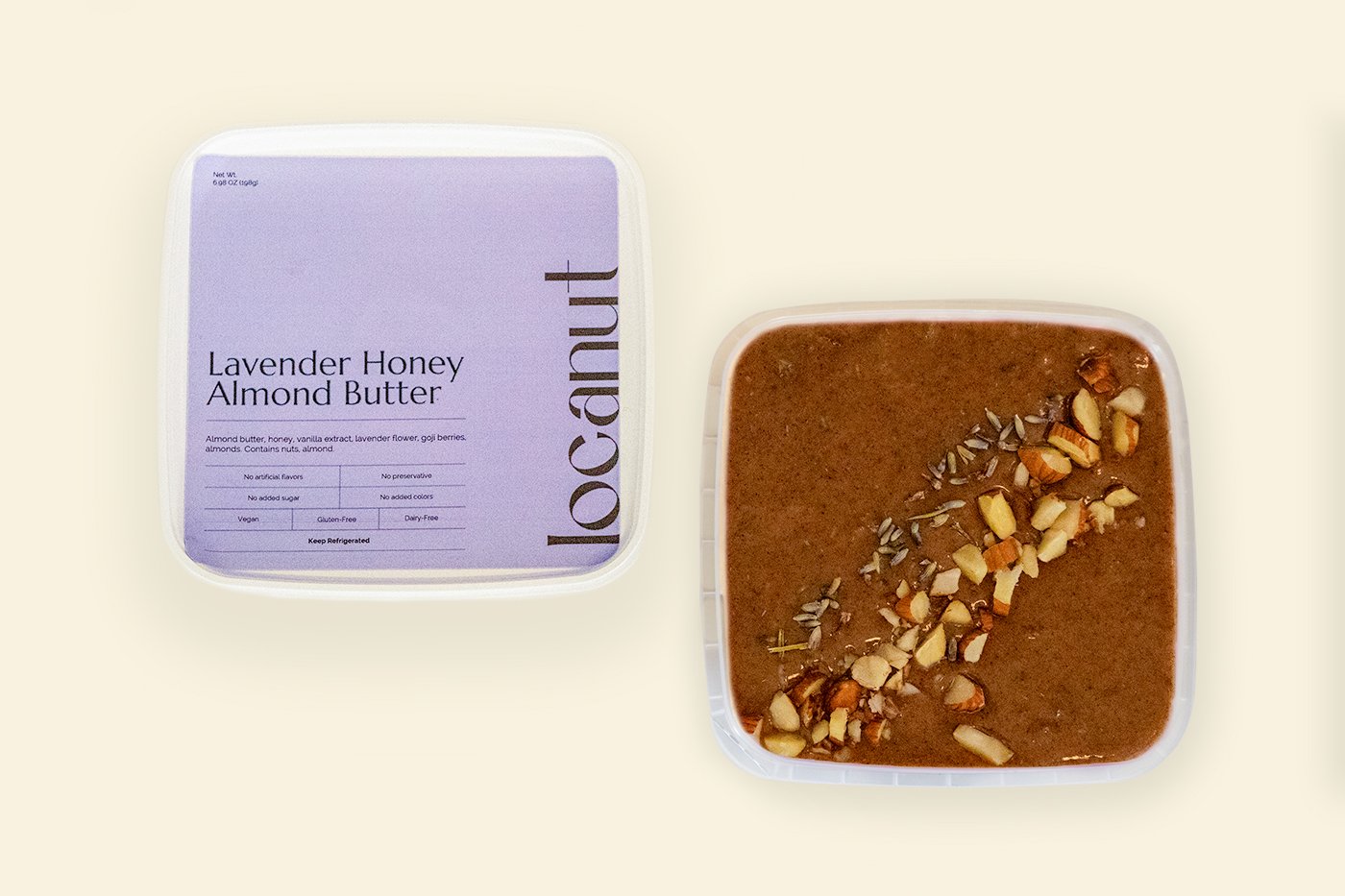 Lavender Honey Almond Butter  | Locanut Made