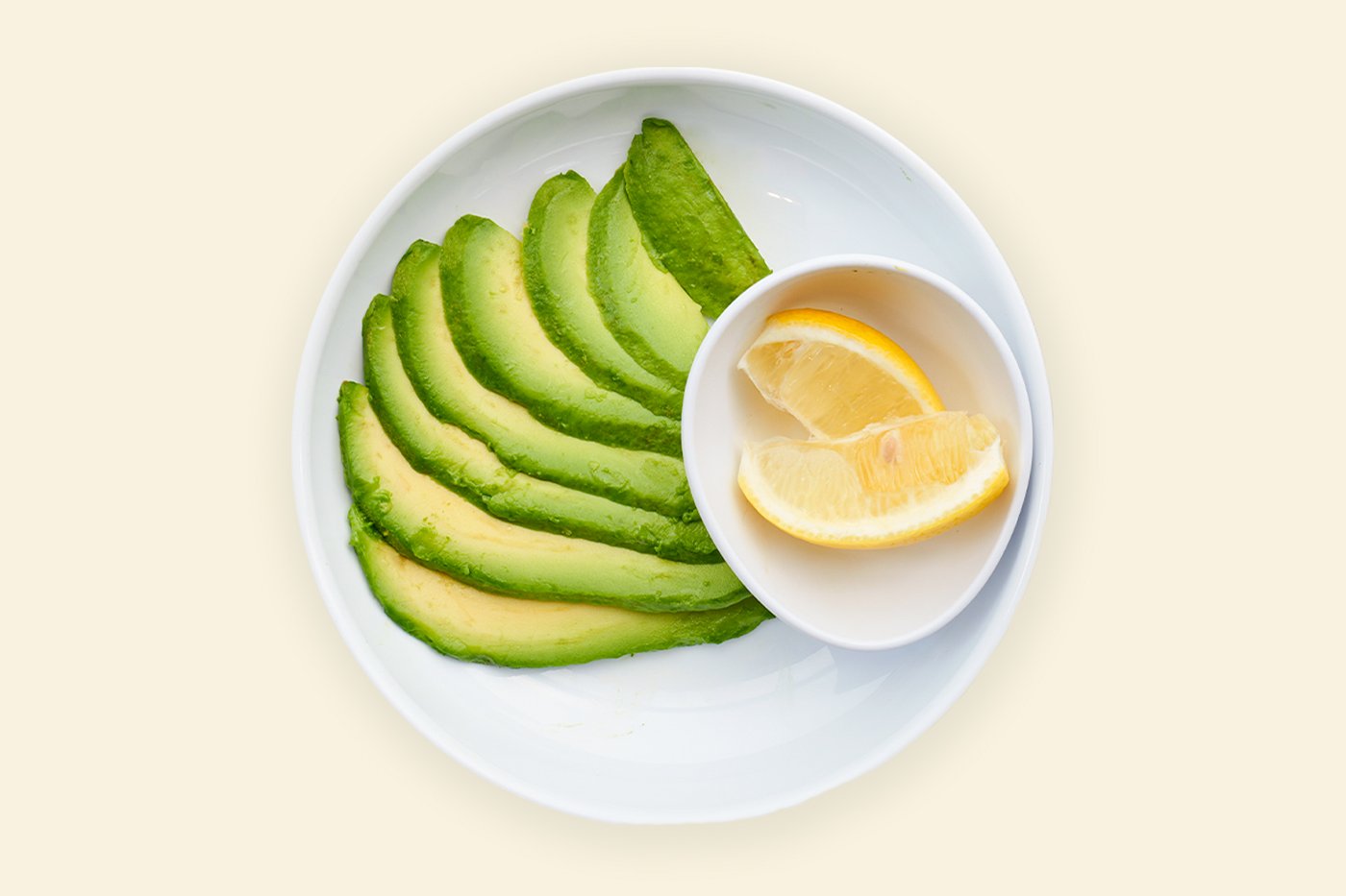 Half Avocado & Lemon