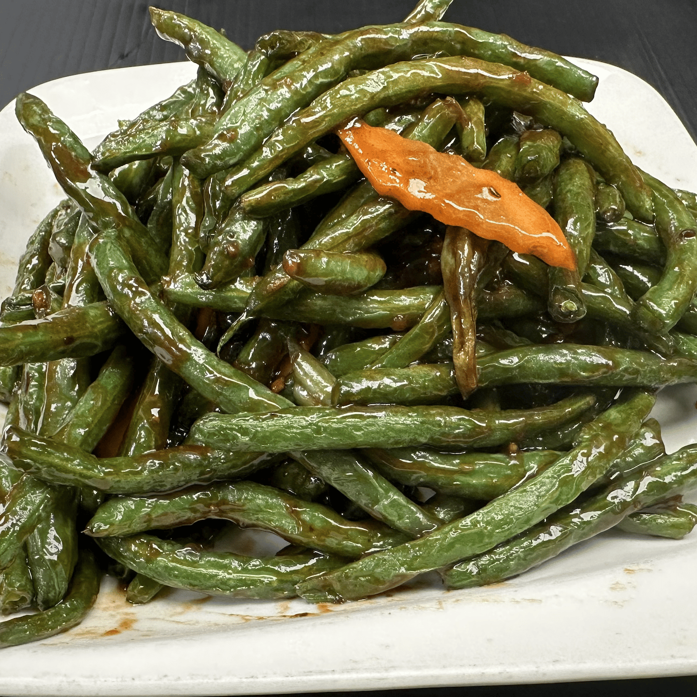 Oriental String Beans in Garlic Sauce