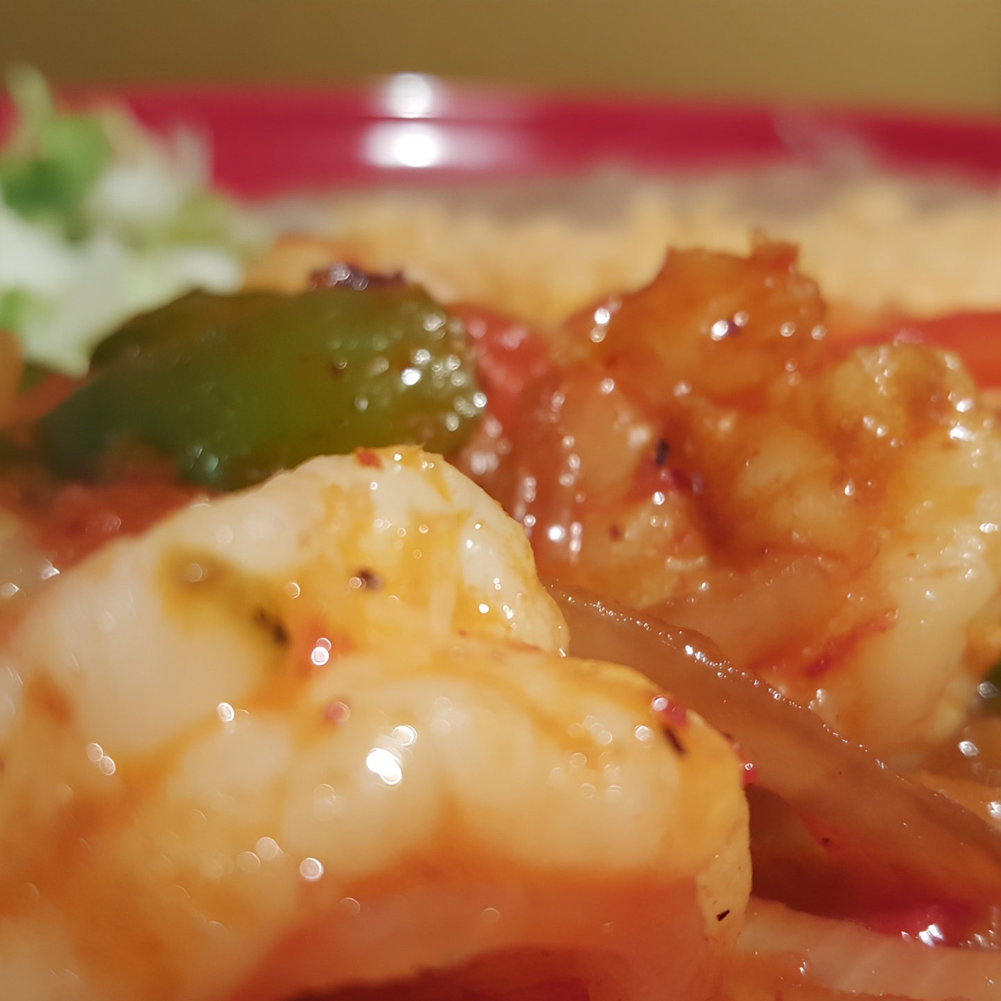 Camarones a la mexicana.