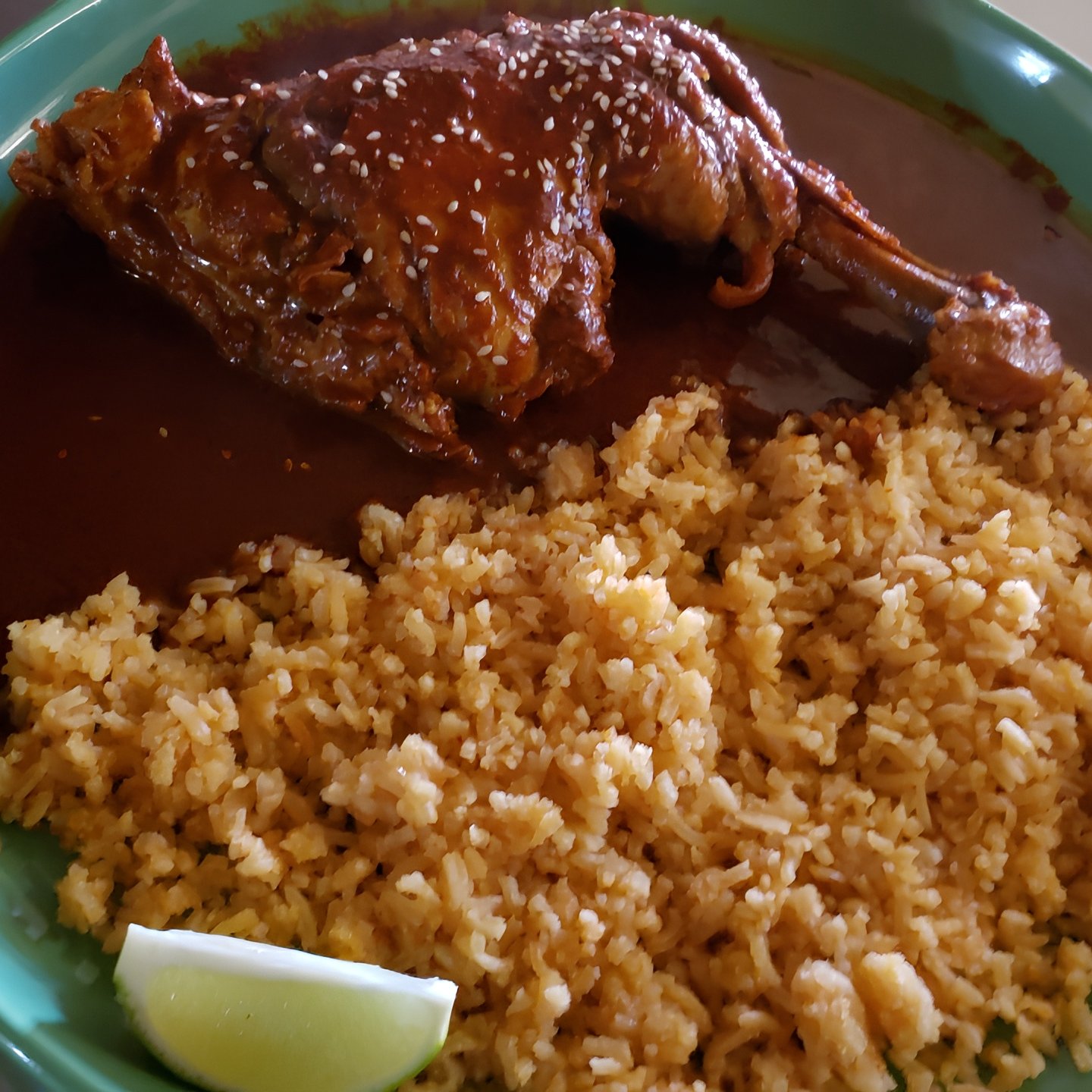 Pollo en Mole.
