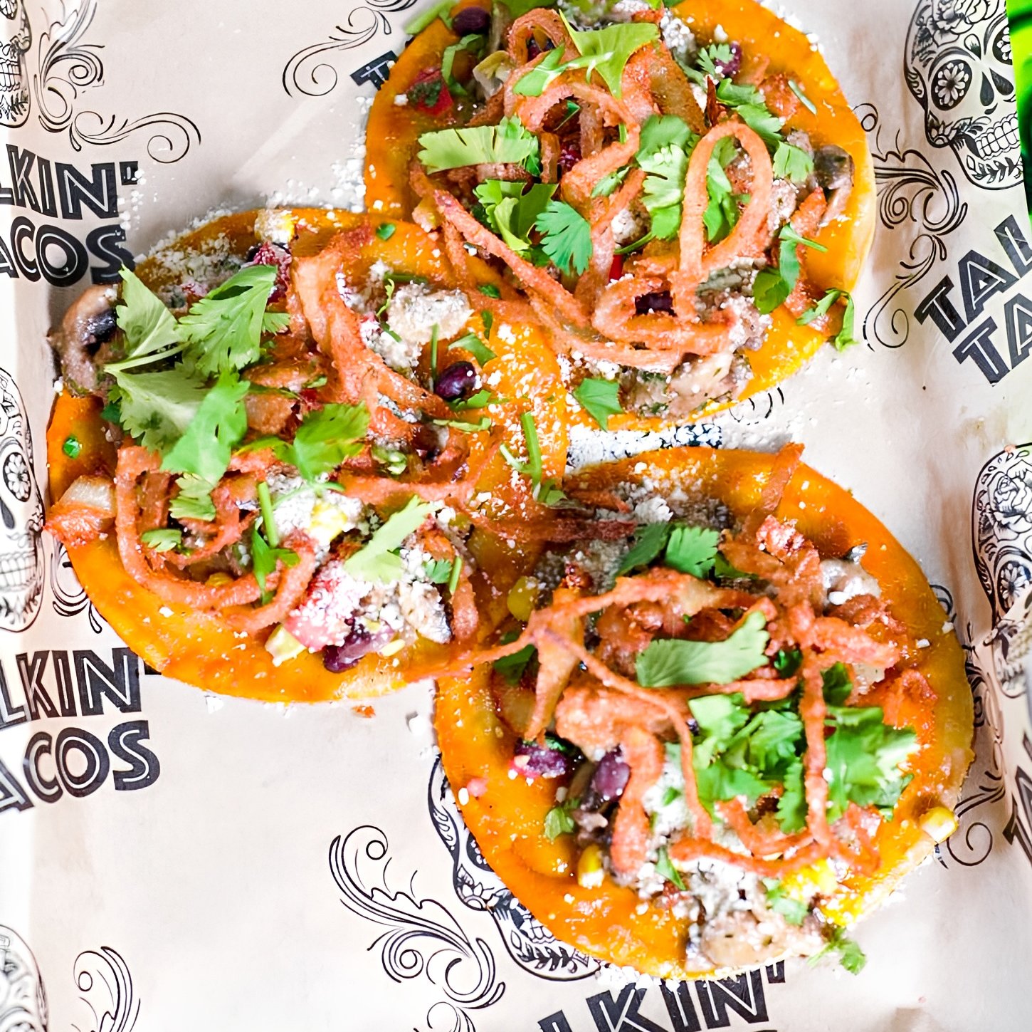 Hongos Tacos (Vegan).