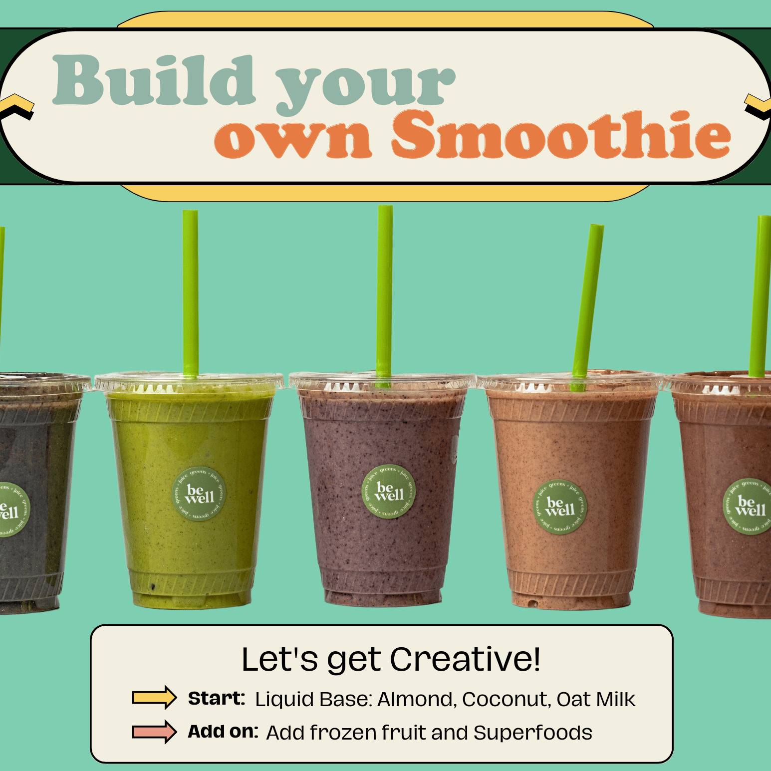 Build your own smoothie