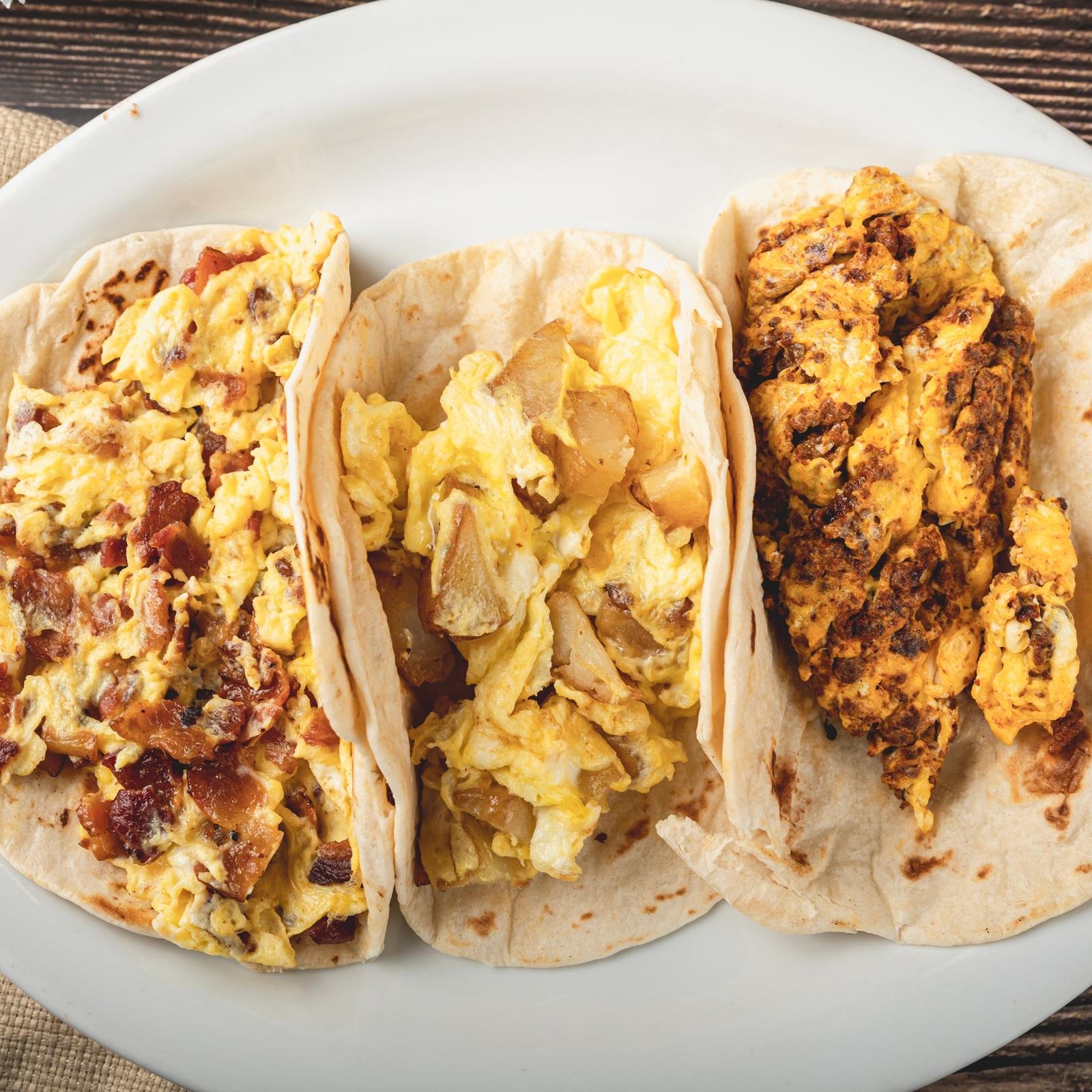 Breakfast Tacos.