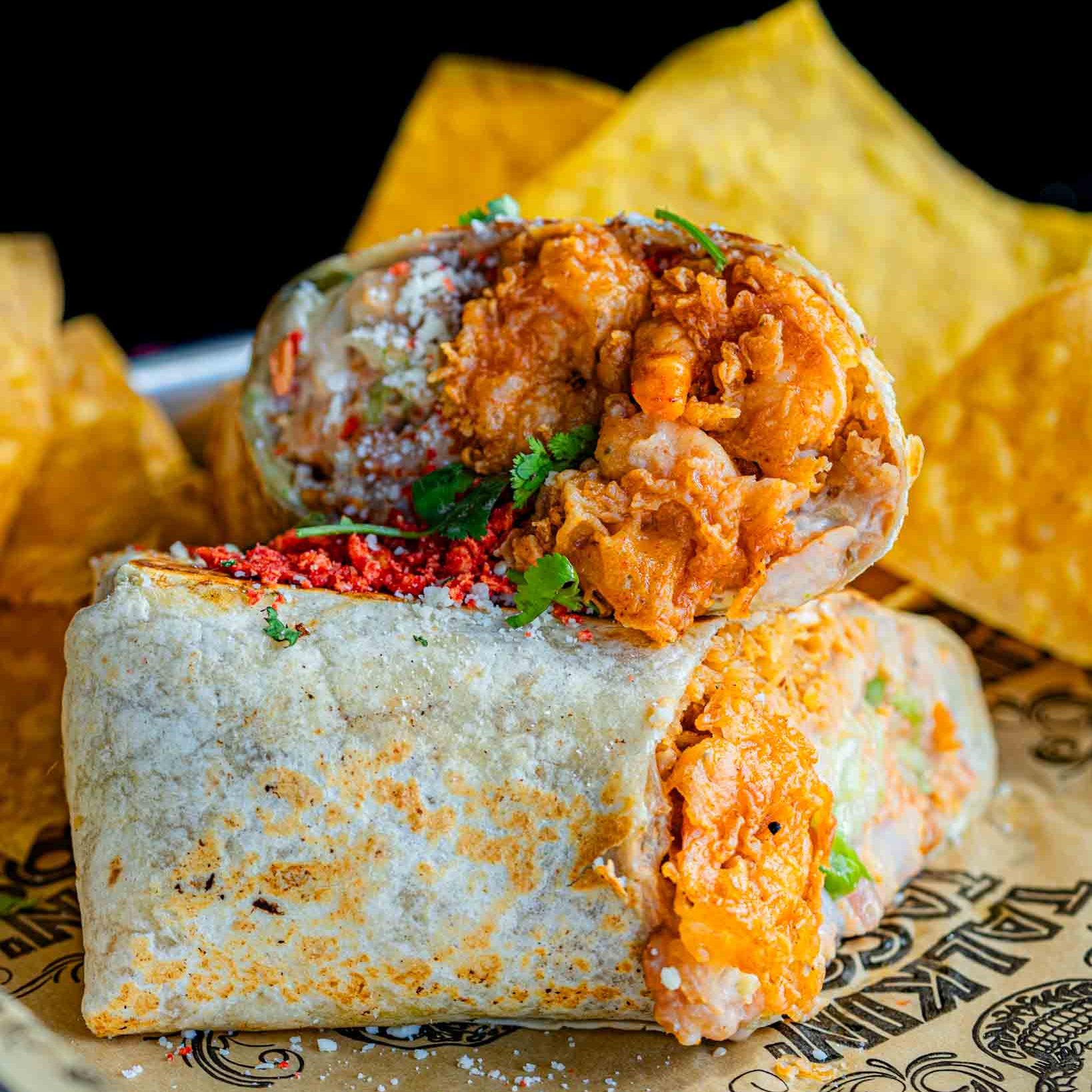 Shrimp Burrito.