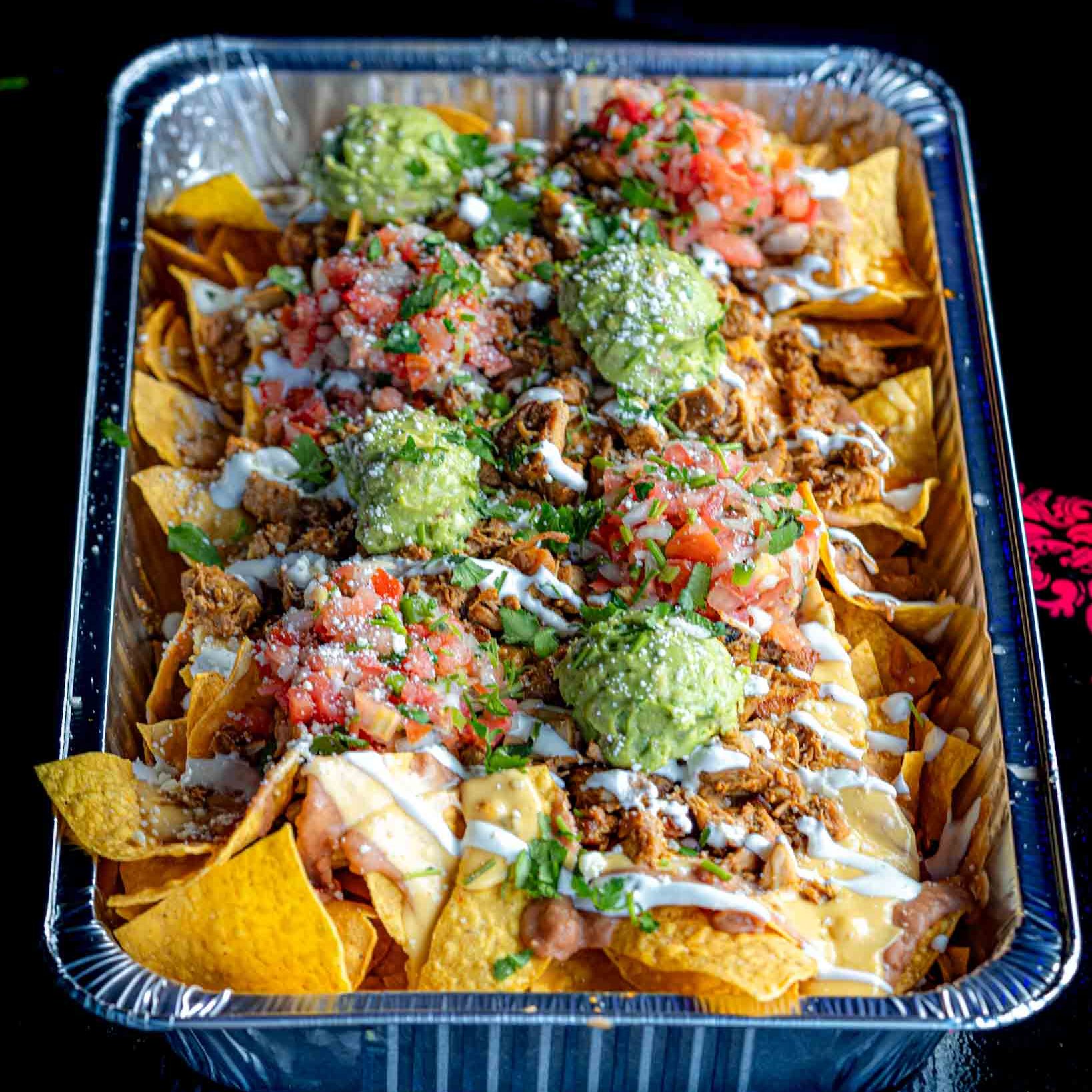 Loaded Nachos Large Platter.