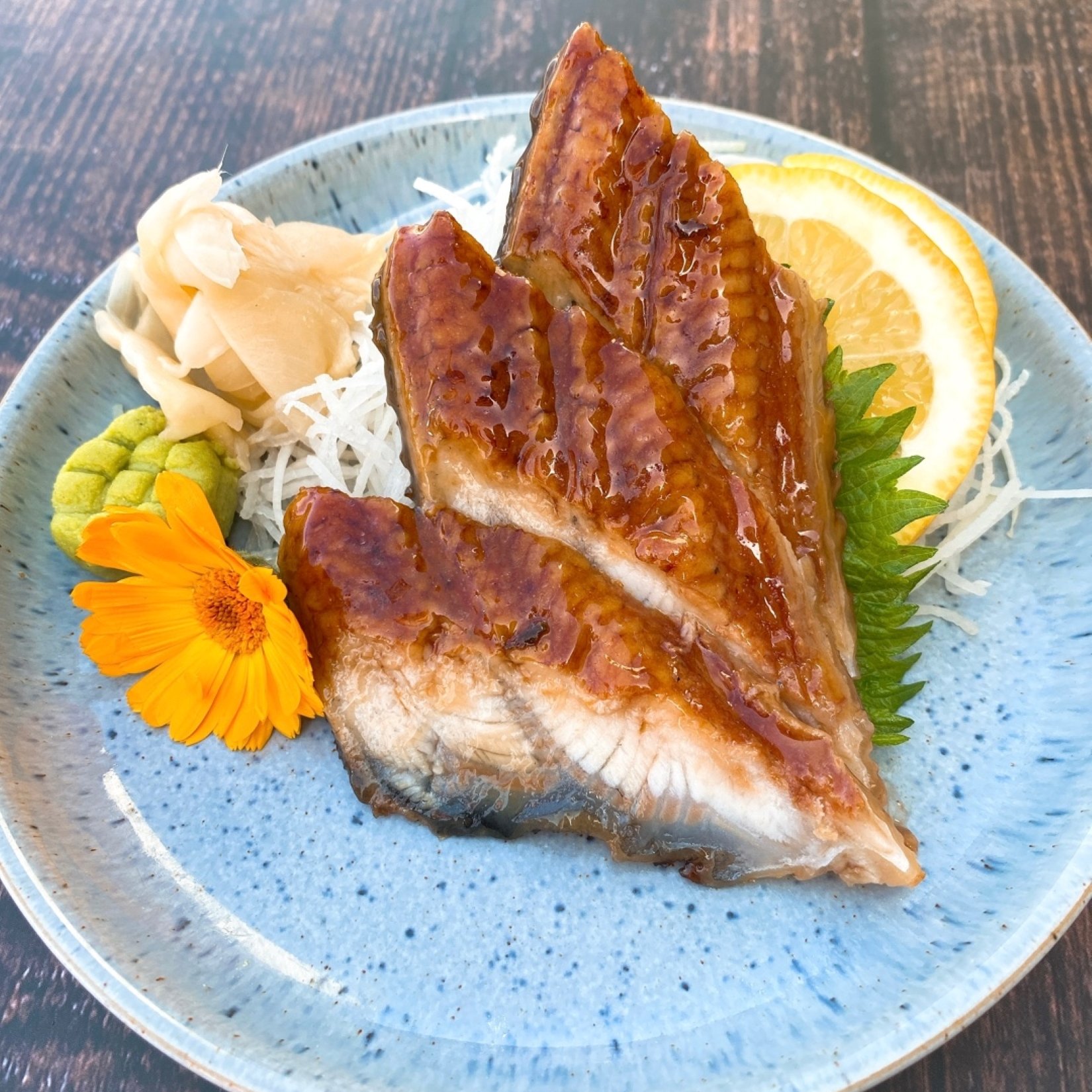 Freshwater Eel Sashimi.