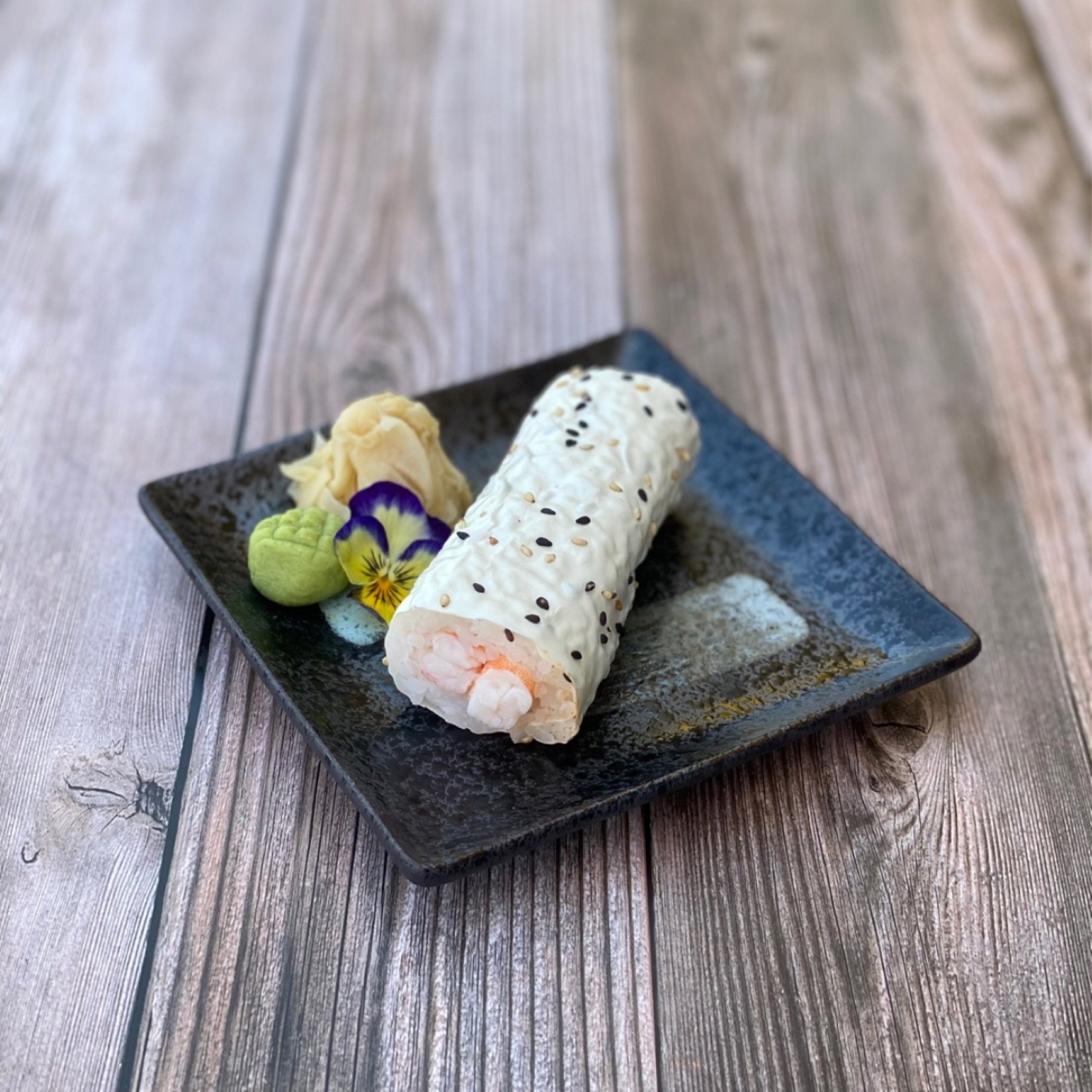 Shrimp Hand Roll.