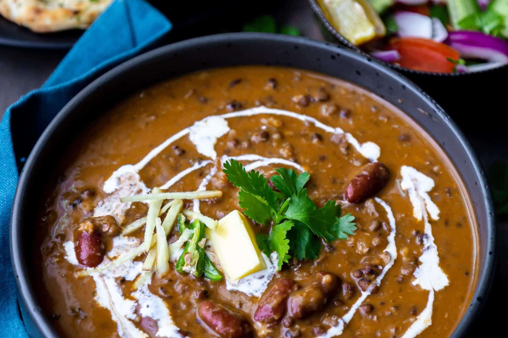 Daal Makhani with Naan & Rice