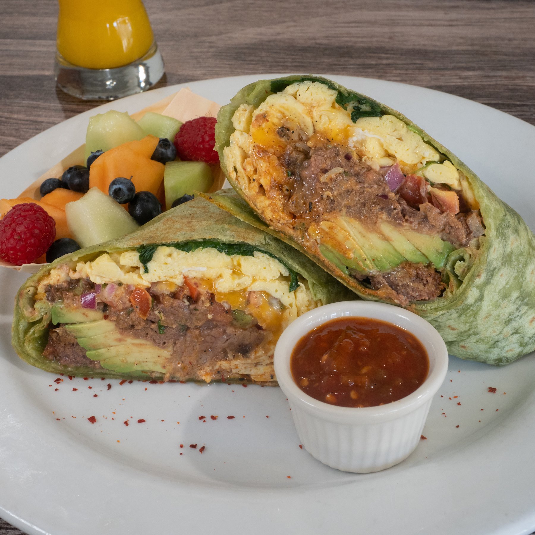 Beef Brisket Burrito.