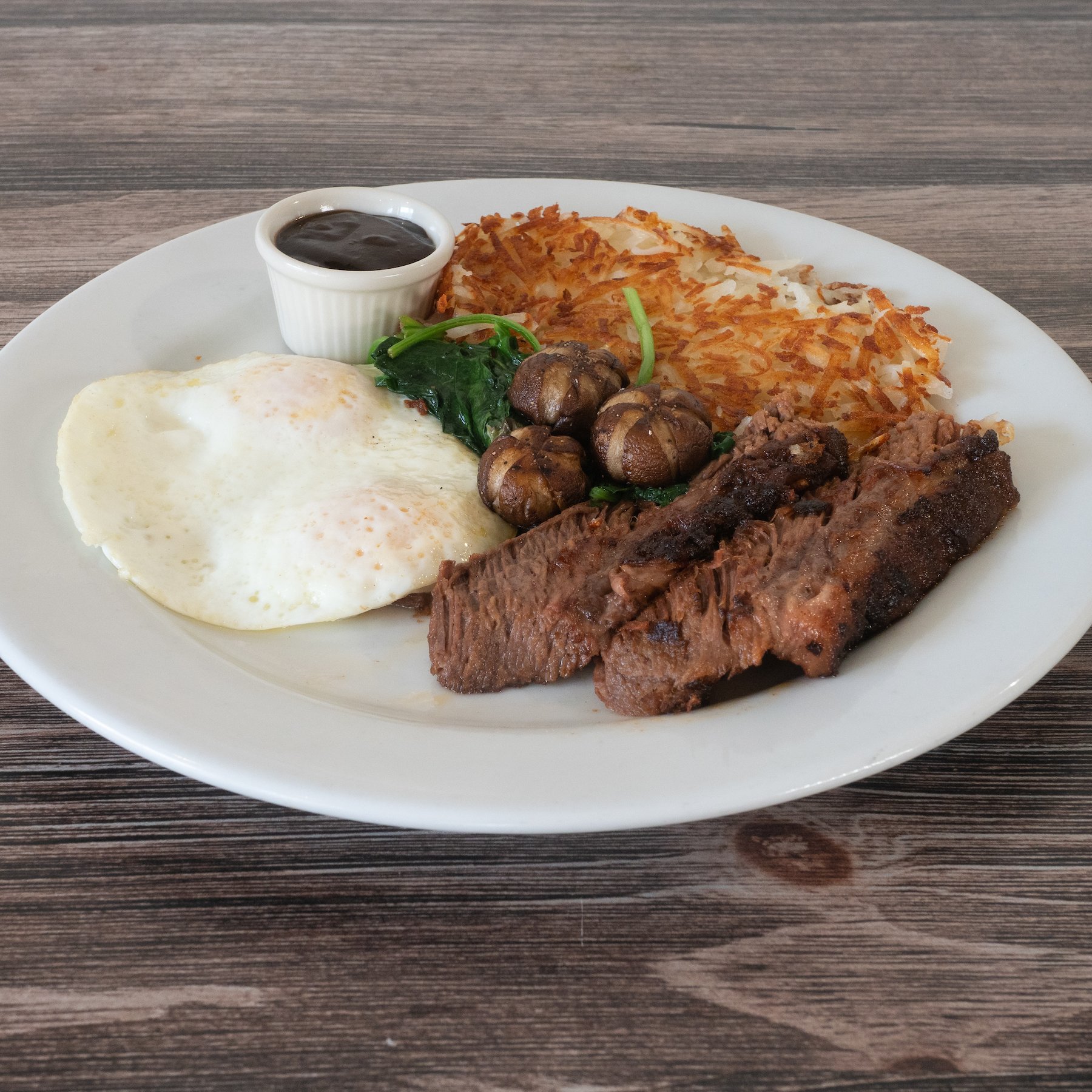 Steak & Eggs.