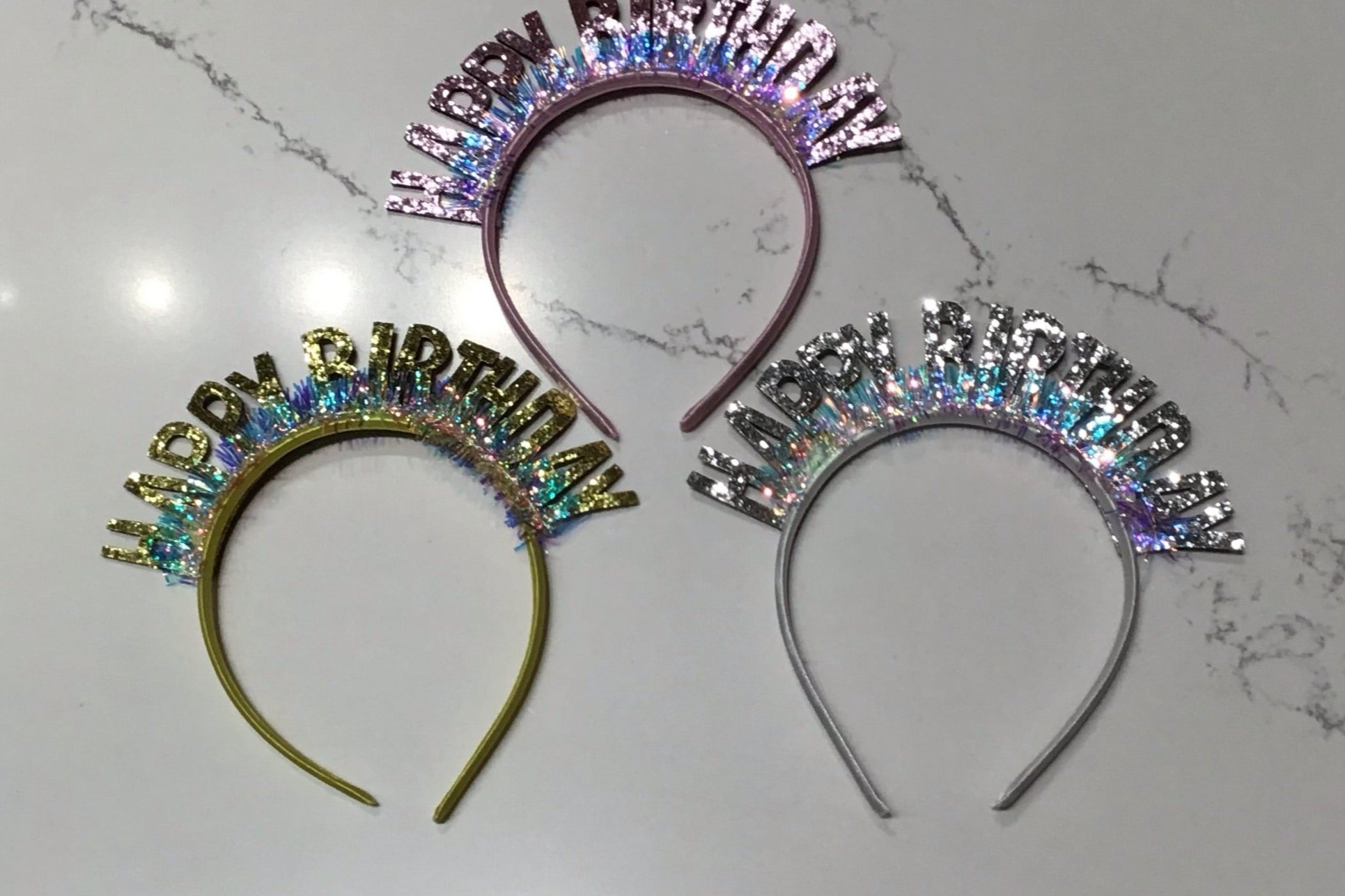 "HAPPY BIRTHDAY" Headband