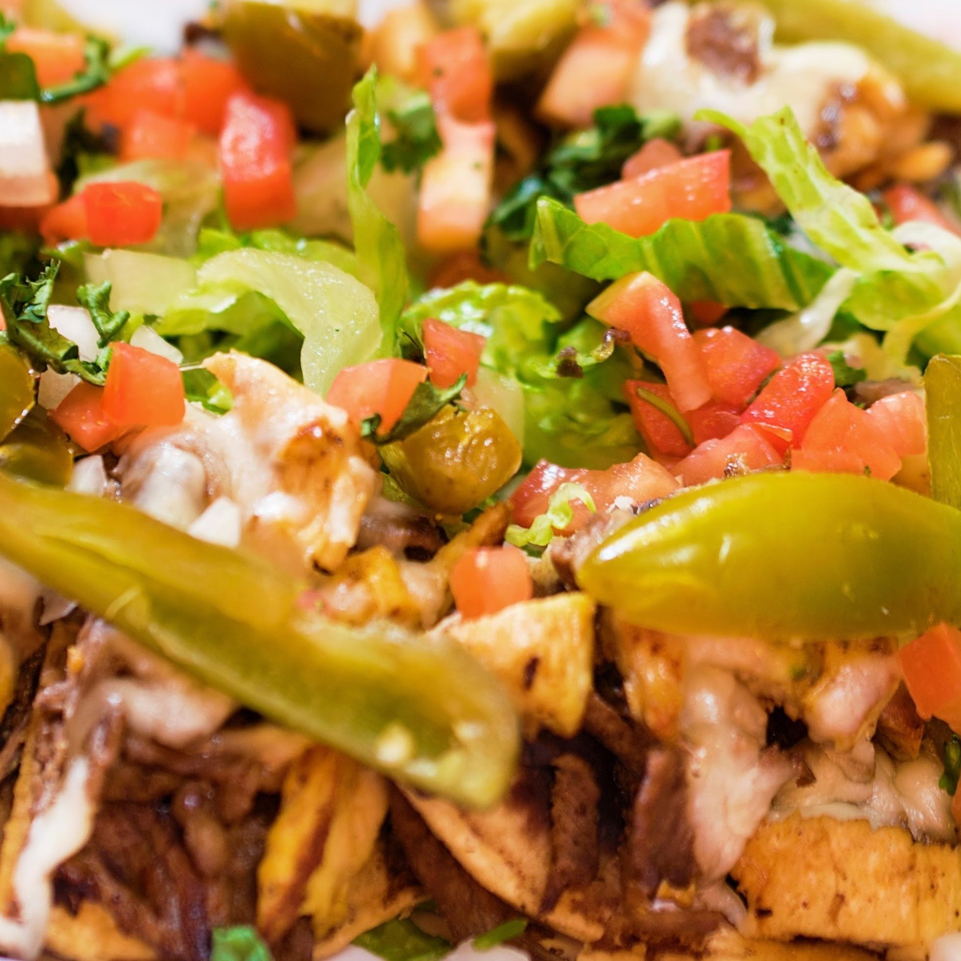 Nachos with Two Meats.