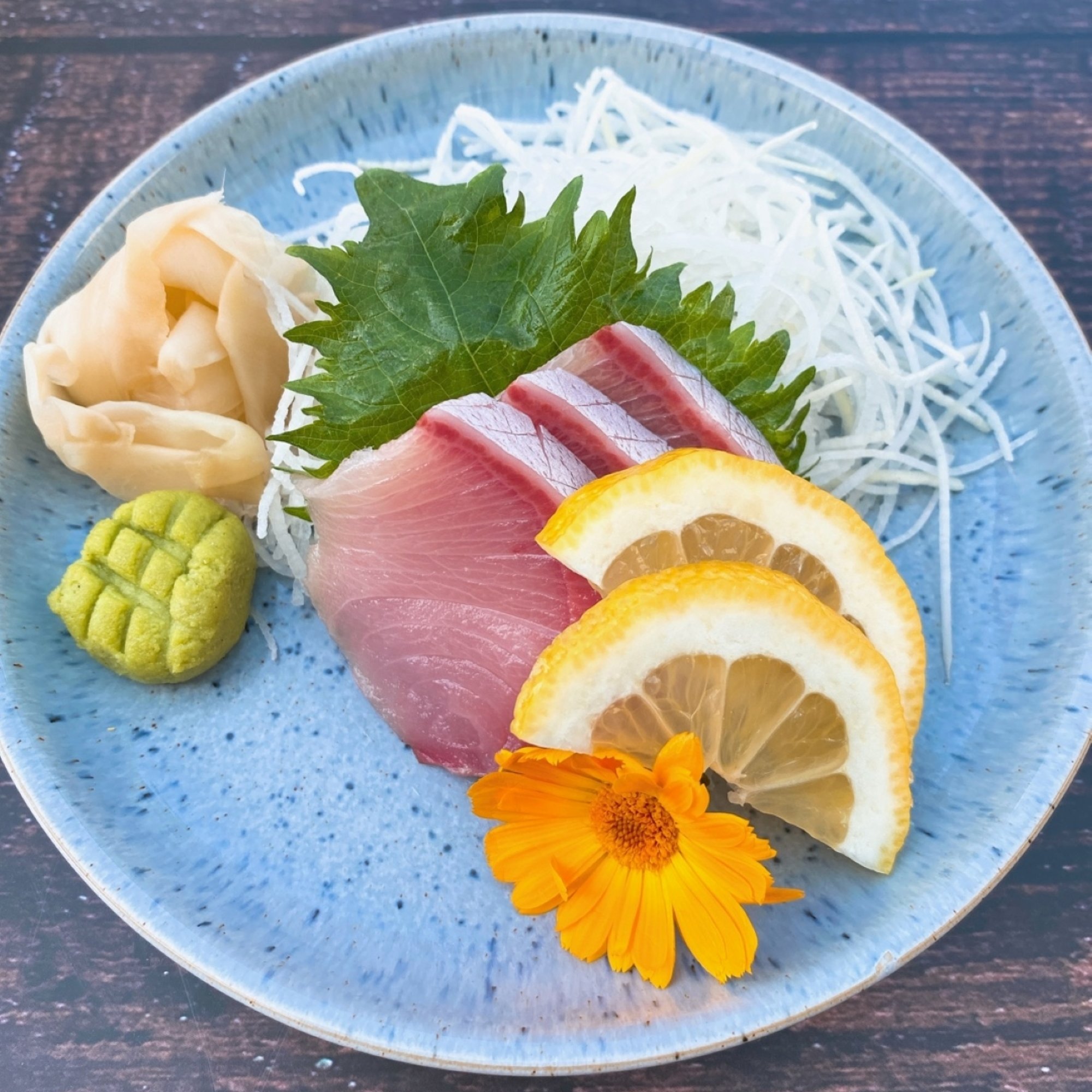 Yellowtail Sashimi.